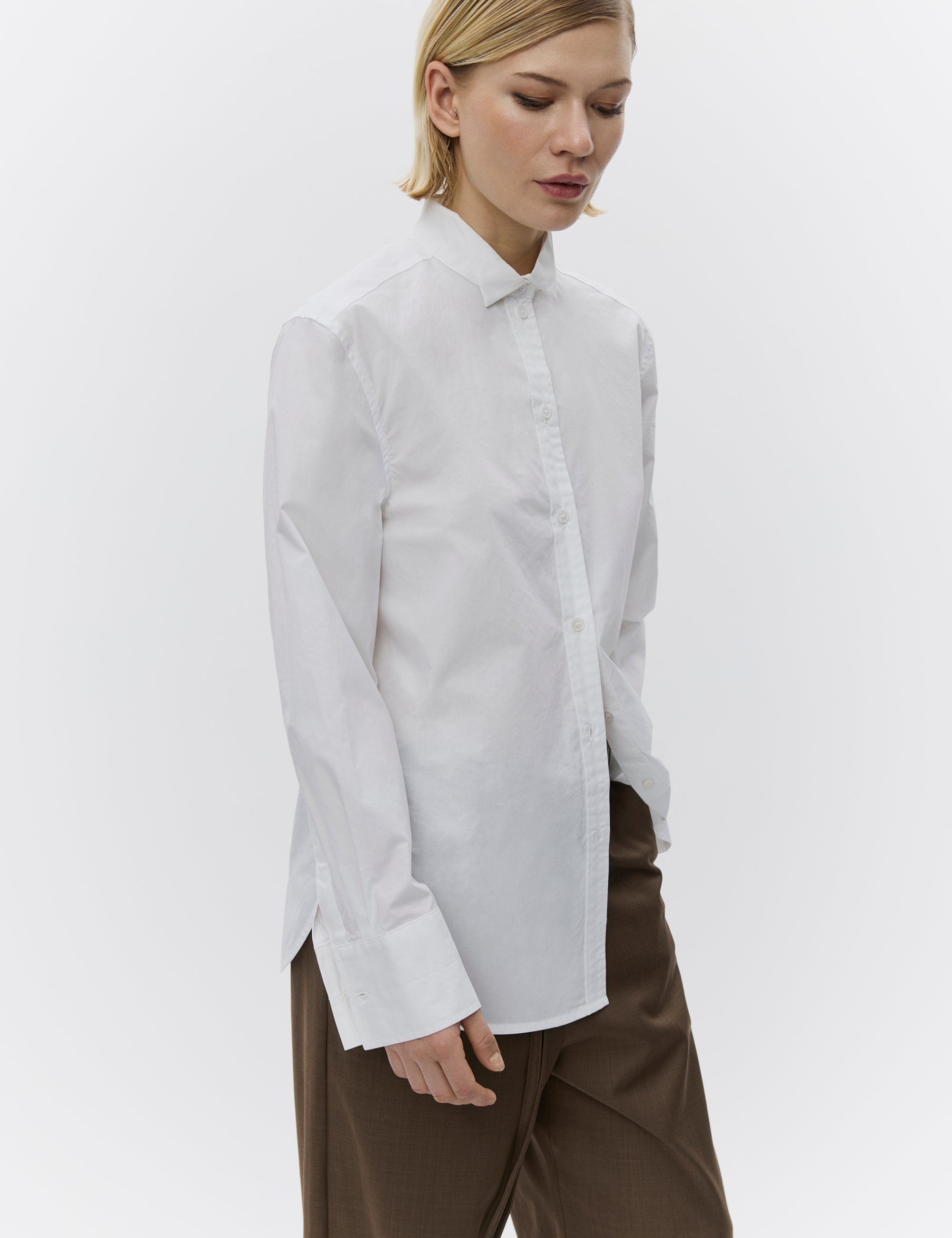 DAY Birger ét Mikkelsen Chen - Solid Cotton Shirts & Blouses 110601 BRIGHT WHITE