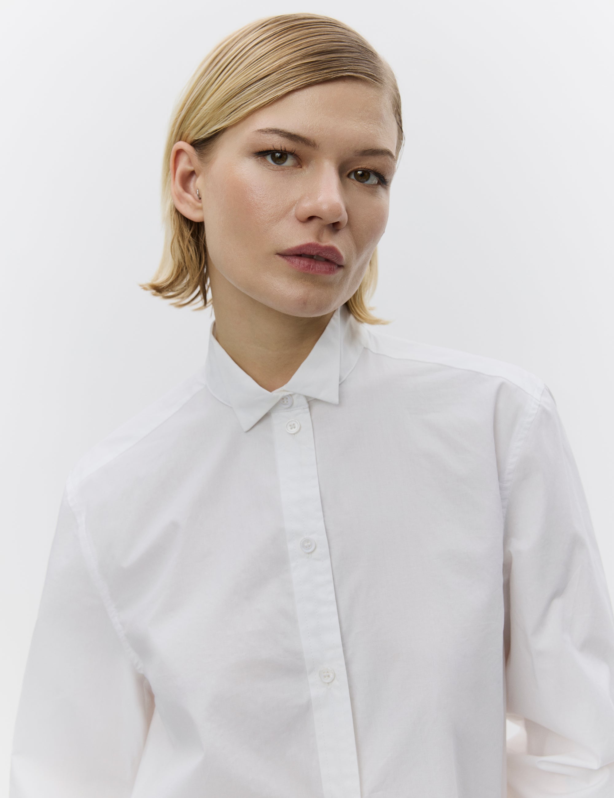 DAY Birger ét Mikkelsen Chen - Solid Cotton Shirts & Blouses 110601 BRIGHT WHITE