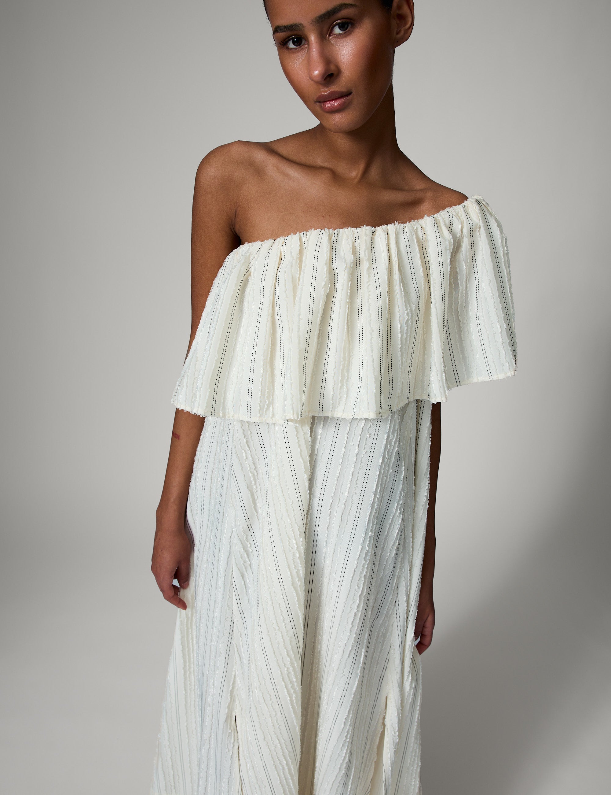 DAY Birger ét Mikkelsen Chrissi- Raw Stripes Dress 110605 Jet Stream