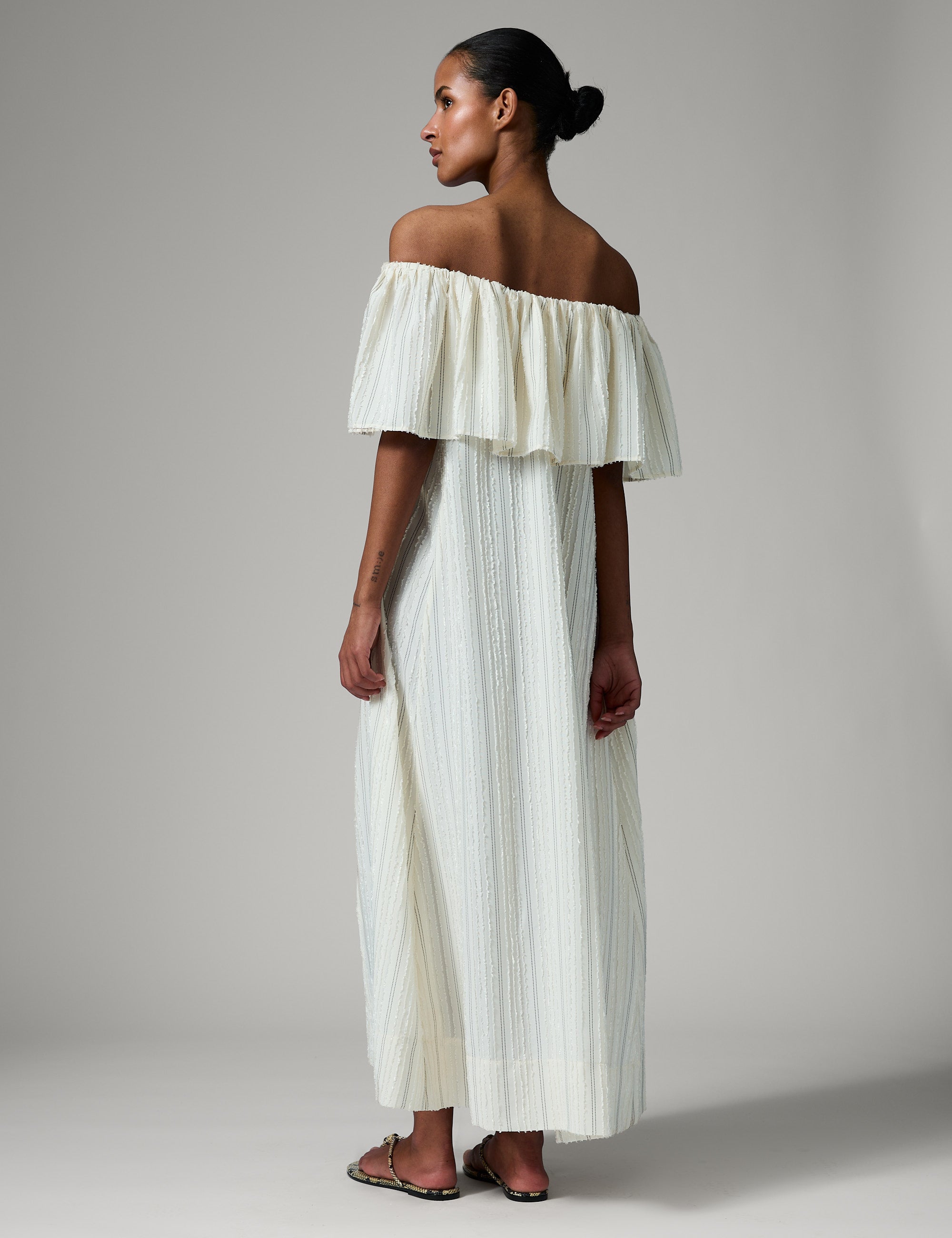 DAY Birger ét Mikkelsen Chrissi- Raw Stripes Dress 110605 Jet Stream