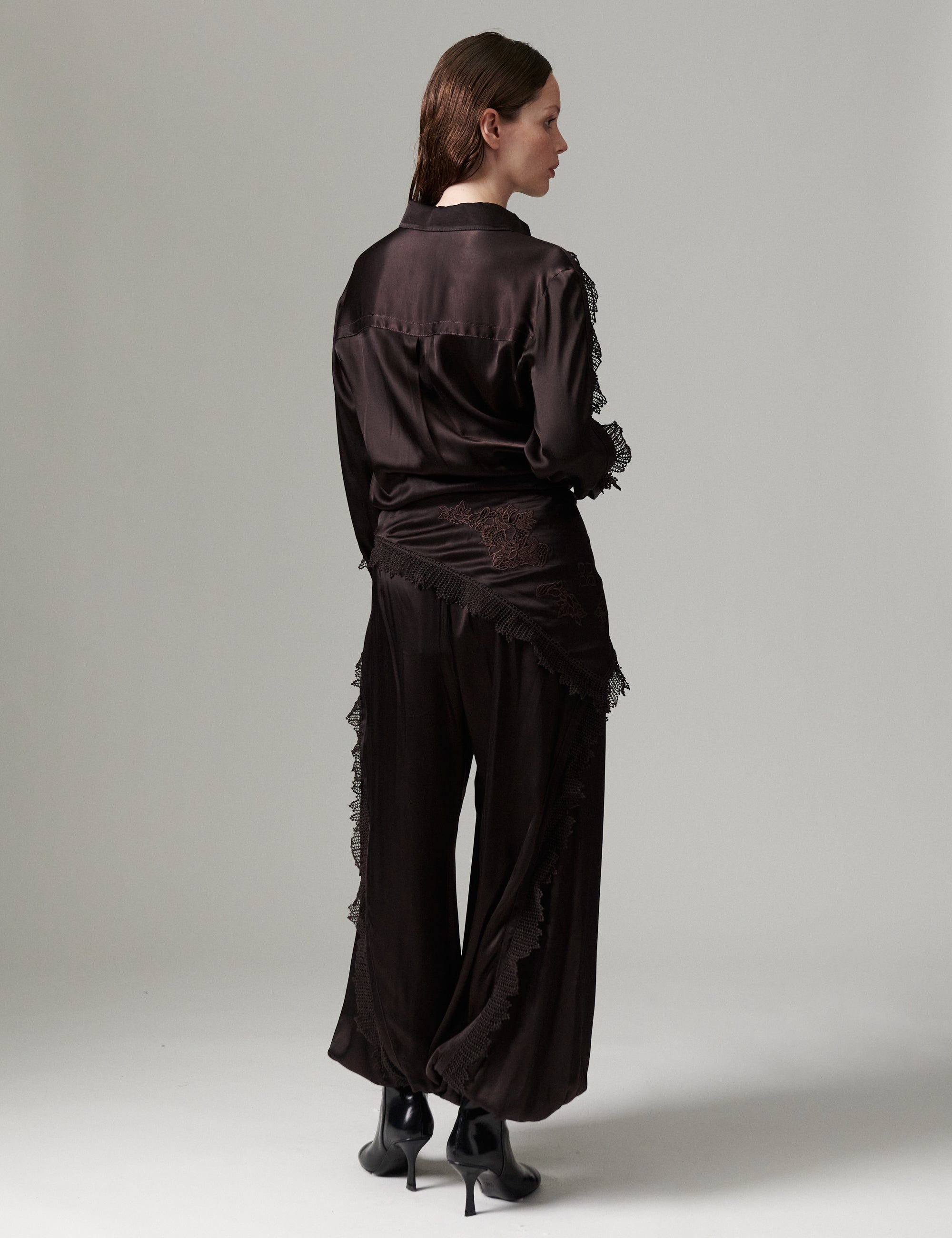 DAY Birger ét Mikkelsen DAYBea - Silky Touch - Pants Pants 191018 Ganache