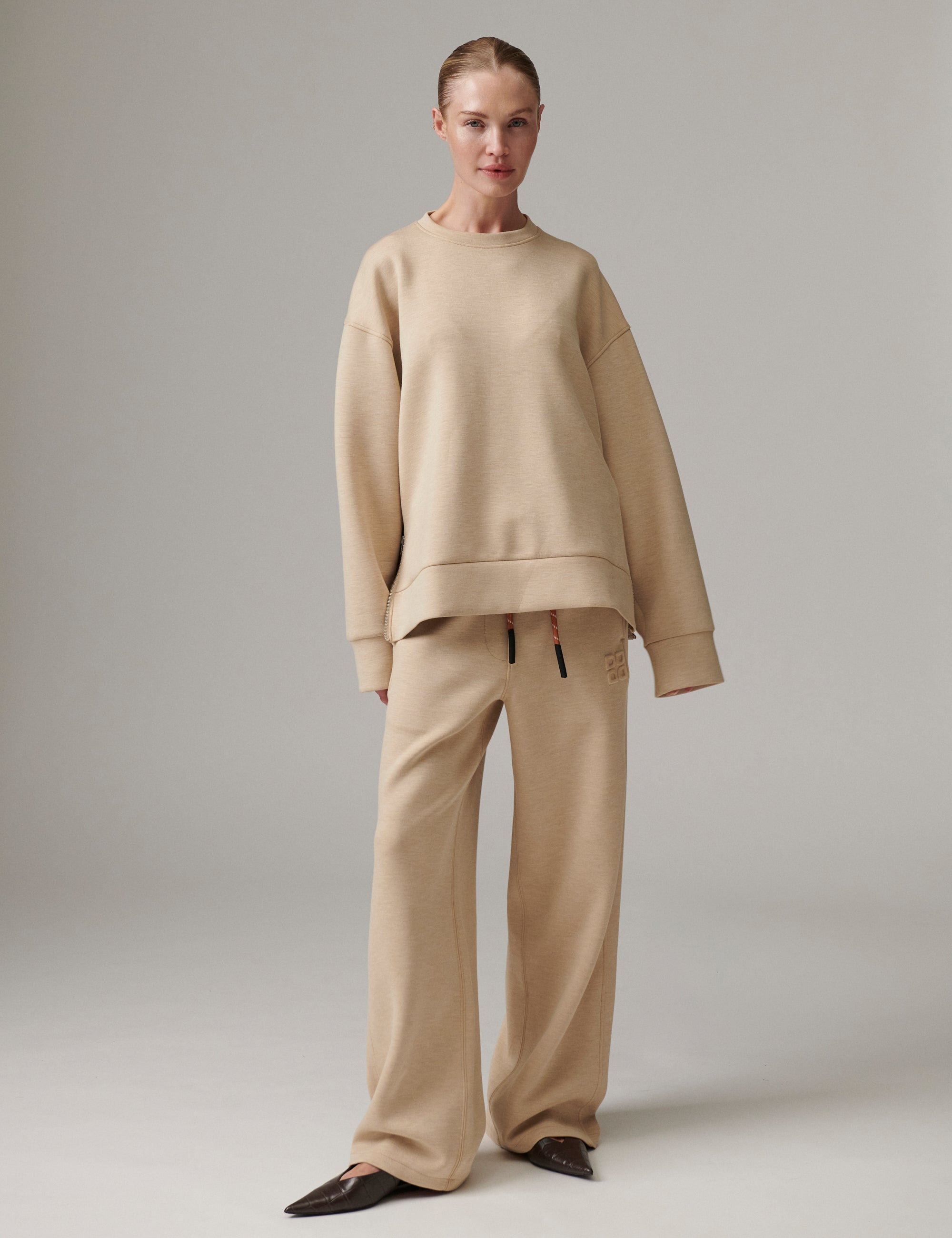 DAY Birger ét Mikkelsen DAYCrewa - Scuba - Sweatshirt Sweatshirt 500001 Beige Melange