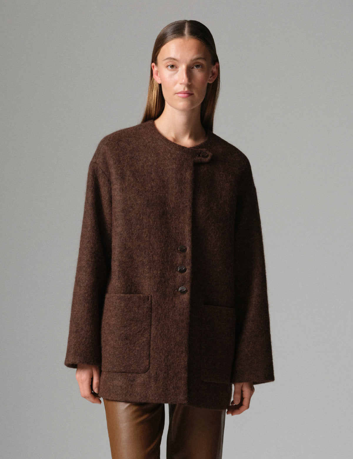DAY Birger ét Mikkelsen DAYMille - Mohair Wool - Jacket Jacket 191018 Ganache