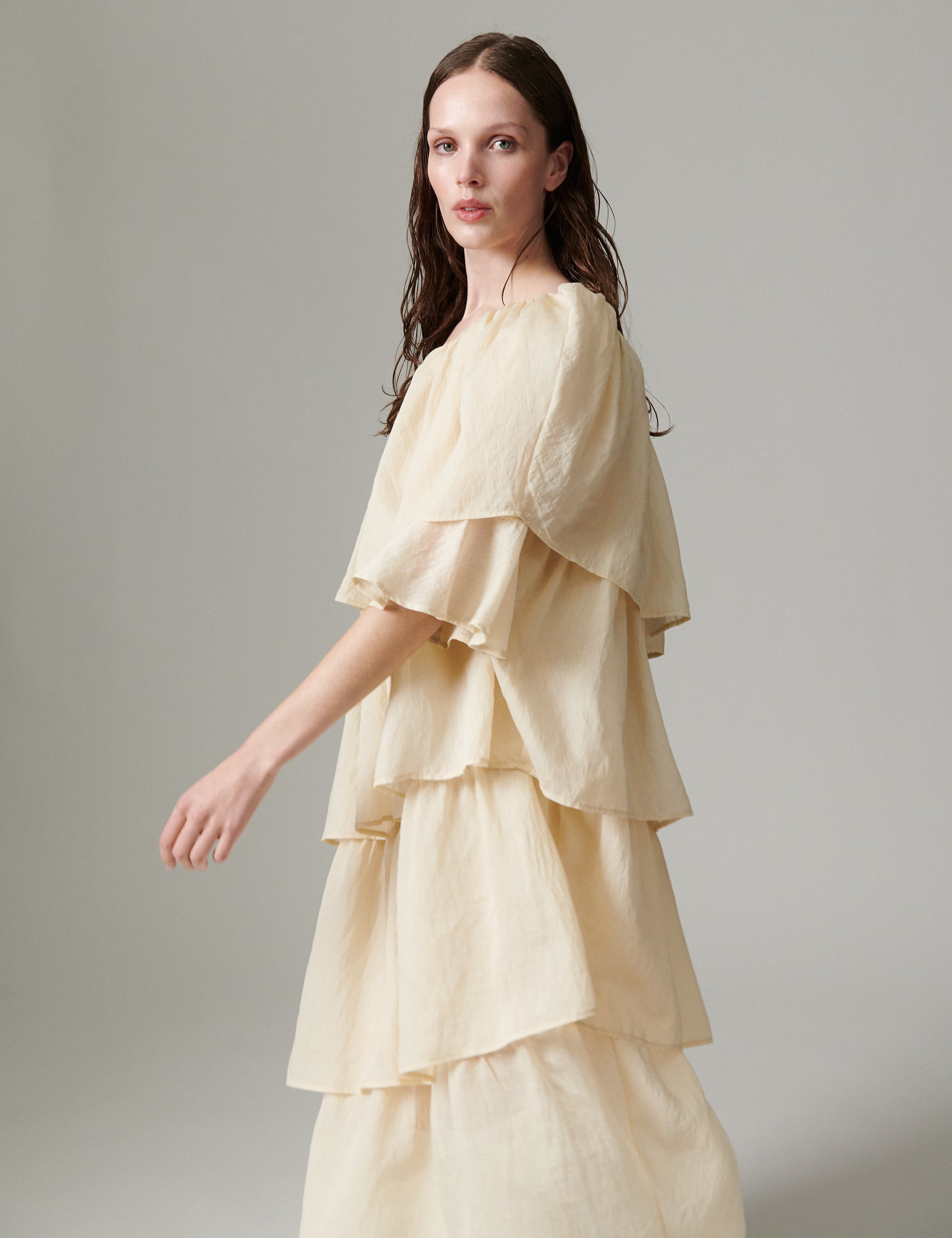 DAY Birger ét Mikkelsen DAYTobba - Linen Tento - Dress Dress 131105 BROWN RICE