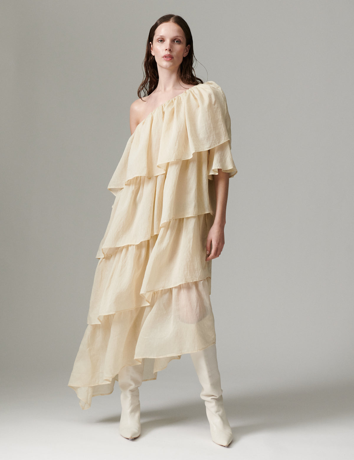 DAY Birger ét Mikkelsen DAYTobba - Linen Tento - Dress Dress 131105 BROWN RICE