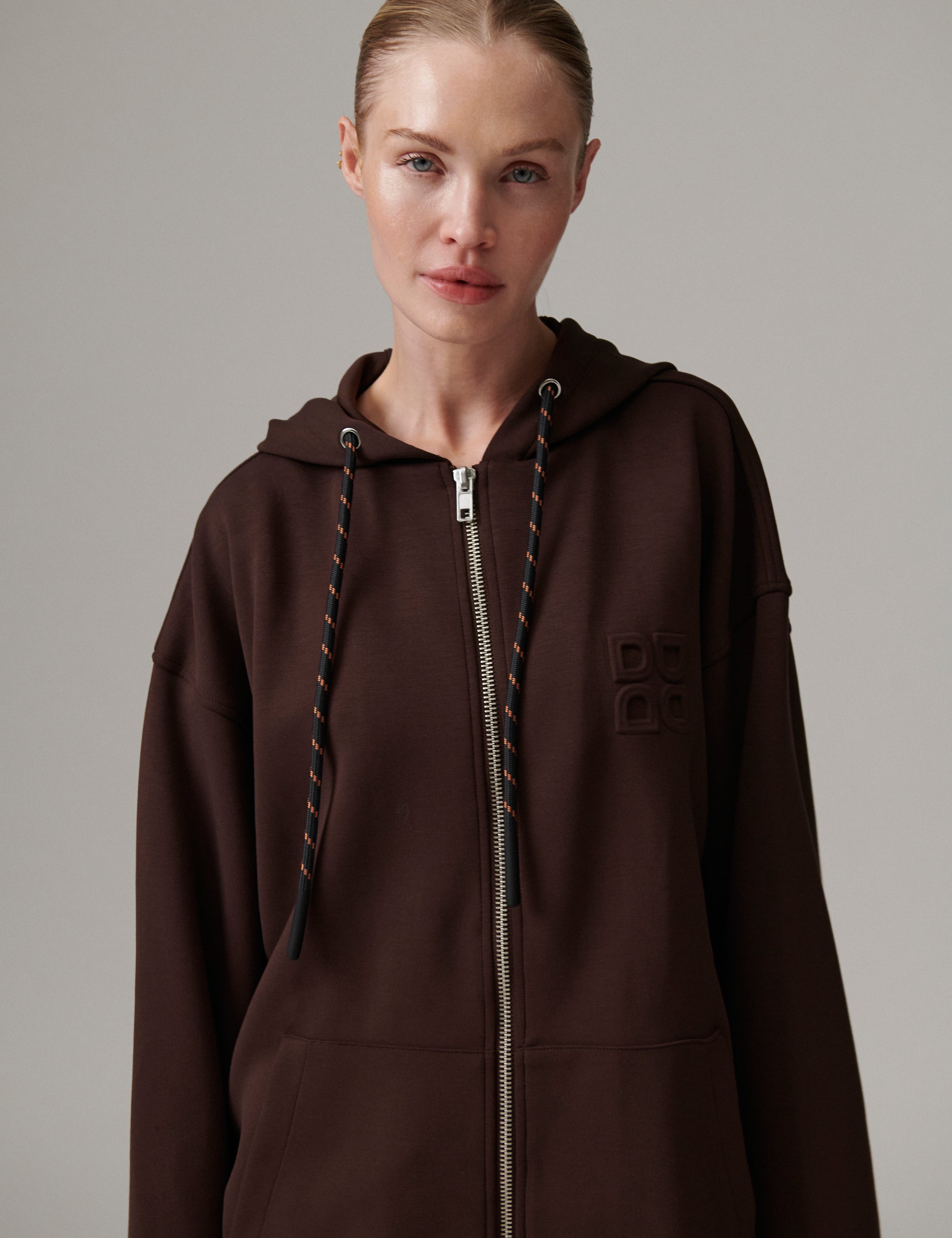 DAY Birger ét Mikkelsen DAYVincy - Scuba - Hoddie Hoodie 190915 Coffee Bean