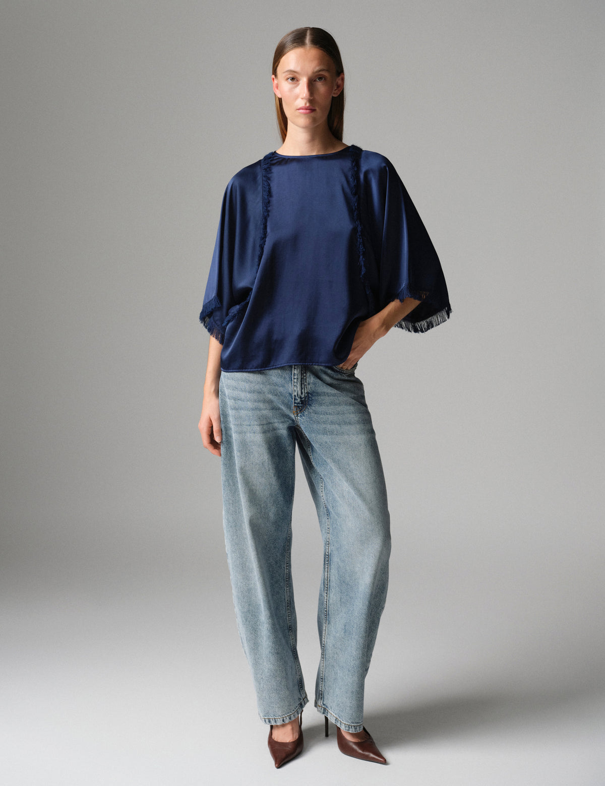 DAY Birger ét Mikkelsen DAYZelia - Whisper Rayon - Blouse Blouse 04115 Dark blue