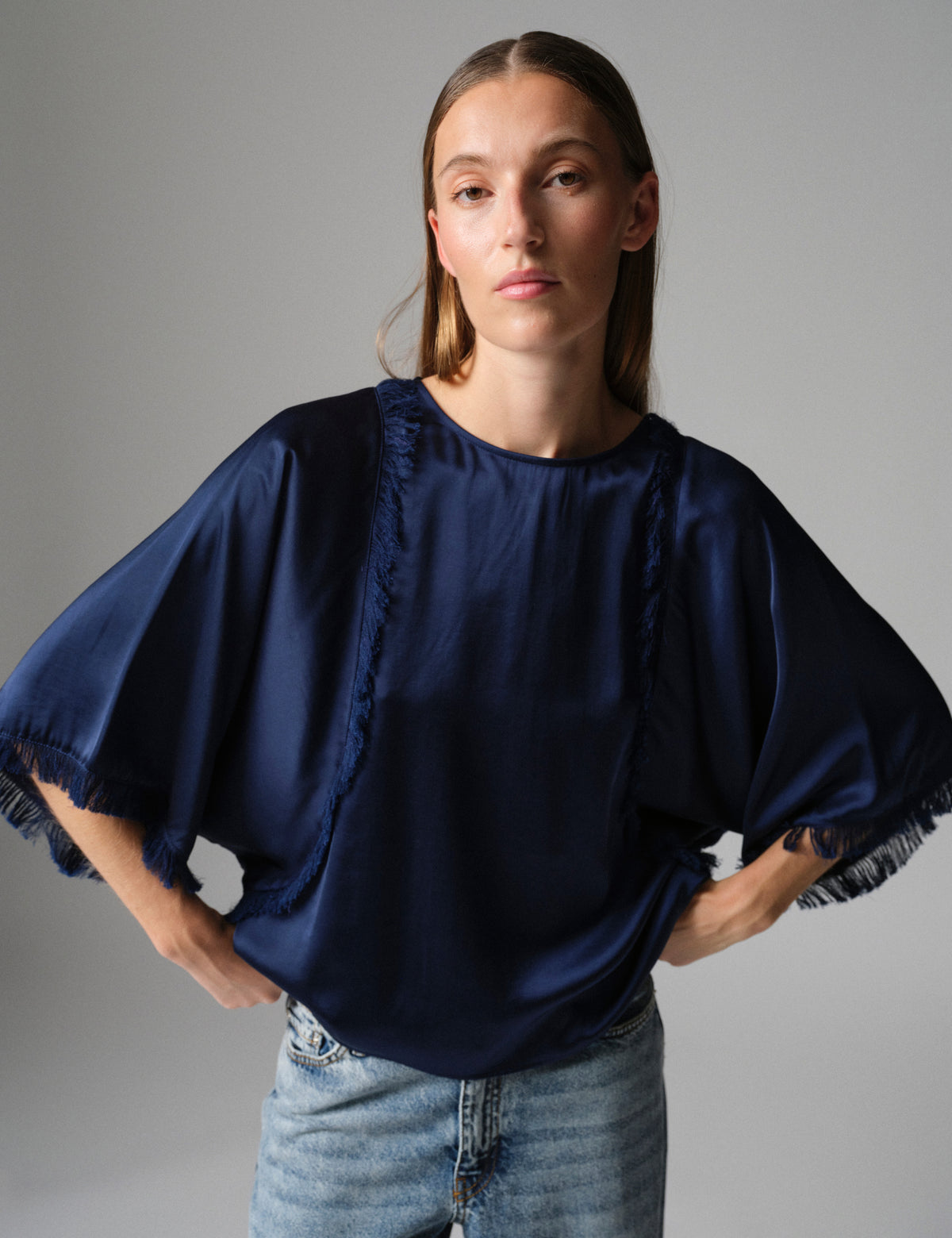 DAY Birger ét Mikkelsen DAYZelia - Whisper Rayon - Blouse Blouse 04115 Dark blue