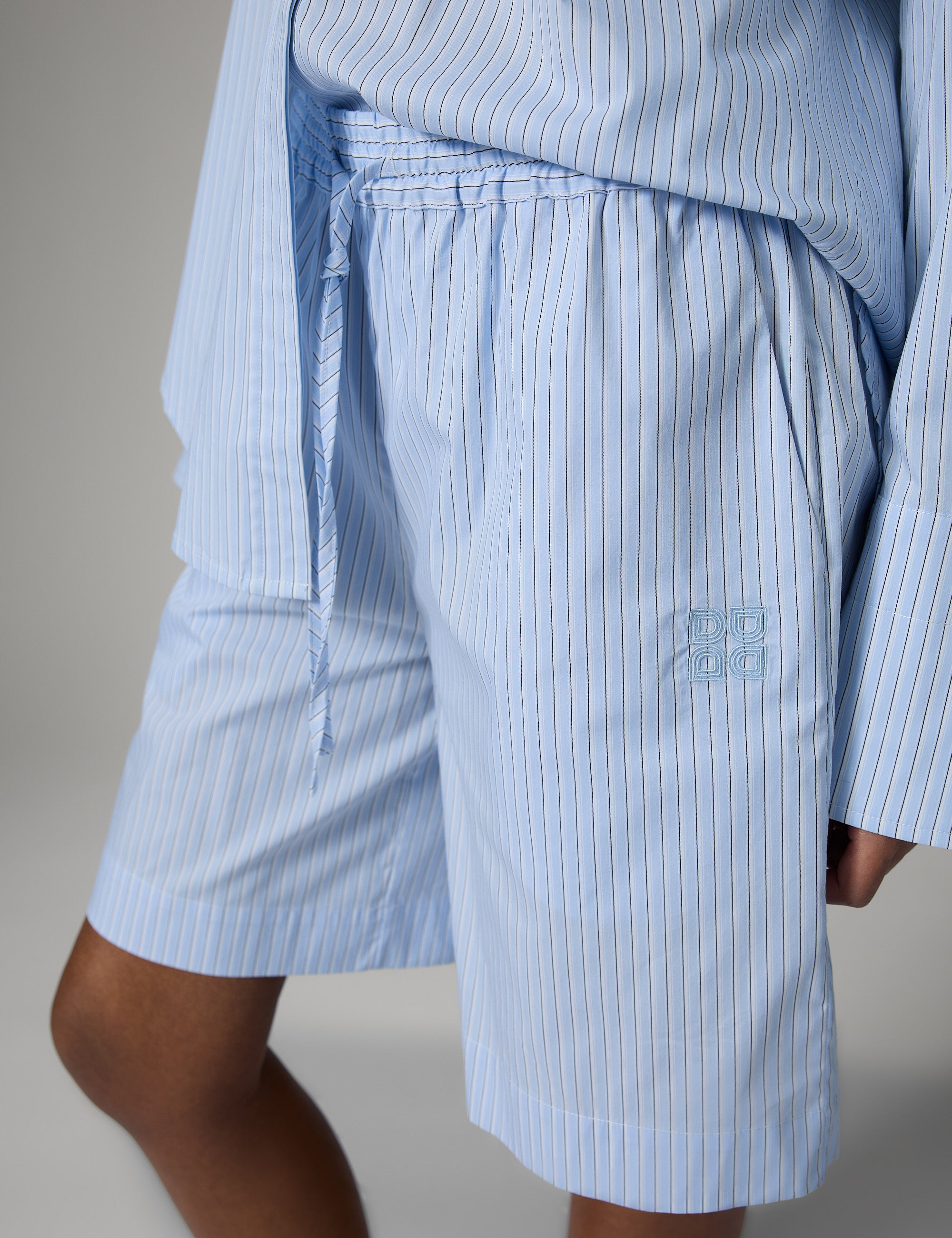 DAY Birger ét Mikkelsen DAYZella - Daylounge Stripe Shorts 154030 Chambray blue