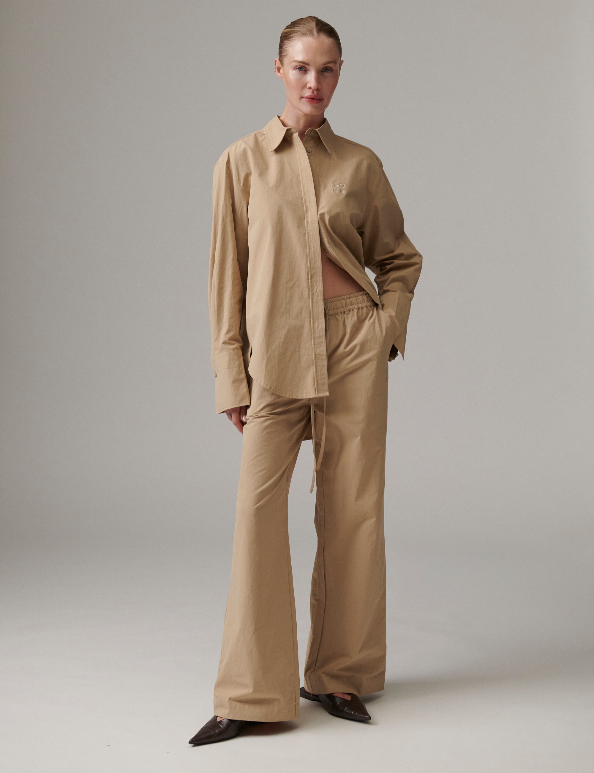 DAY Birger ét Mikkelsen DAYZena - Cottaline Pants 500124 TAUPE