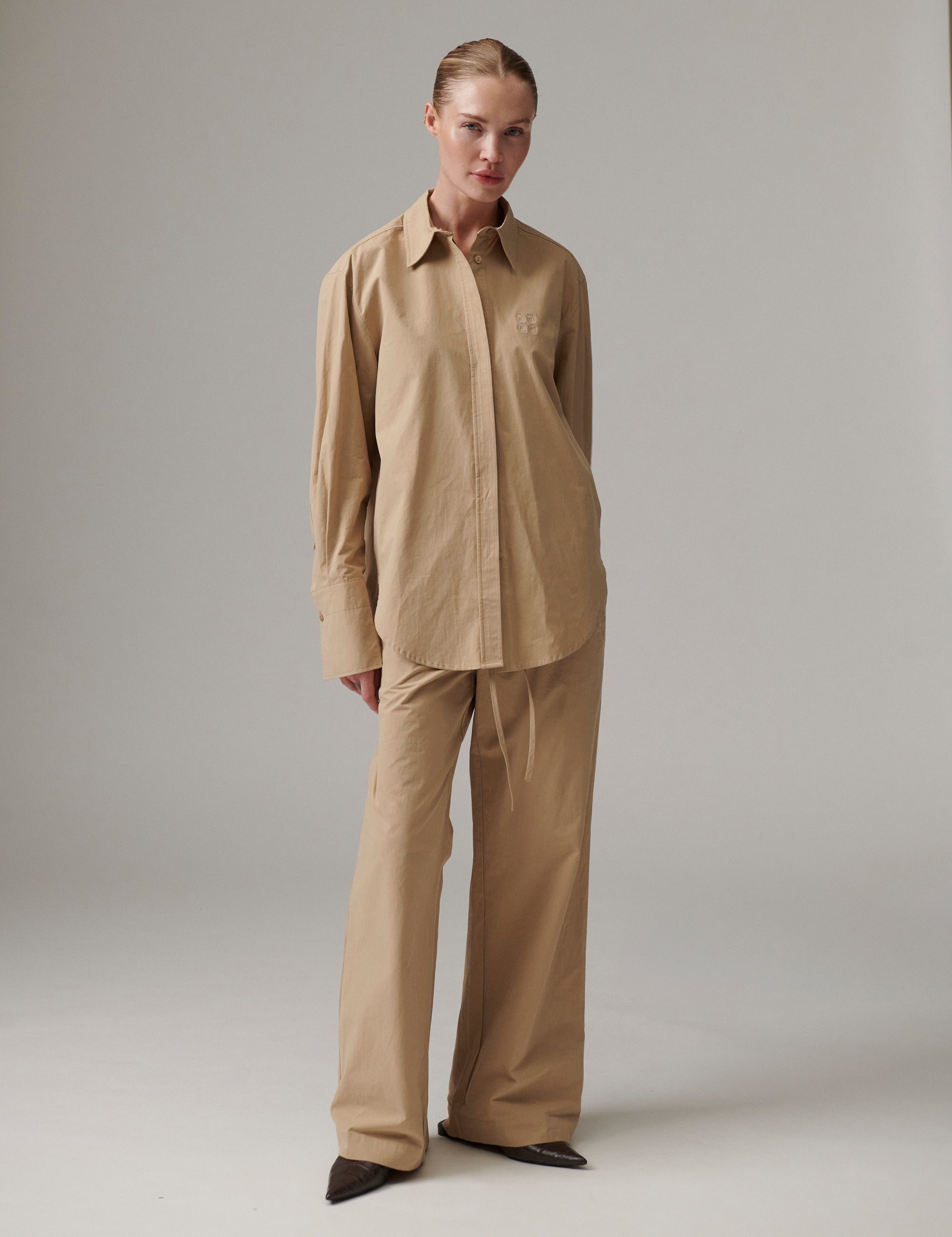 DAY Birger ét Mikkelsen DAYZena - Cottaline Pants 500124 TAUPE