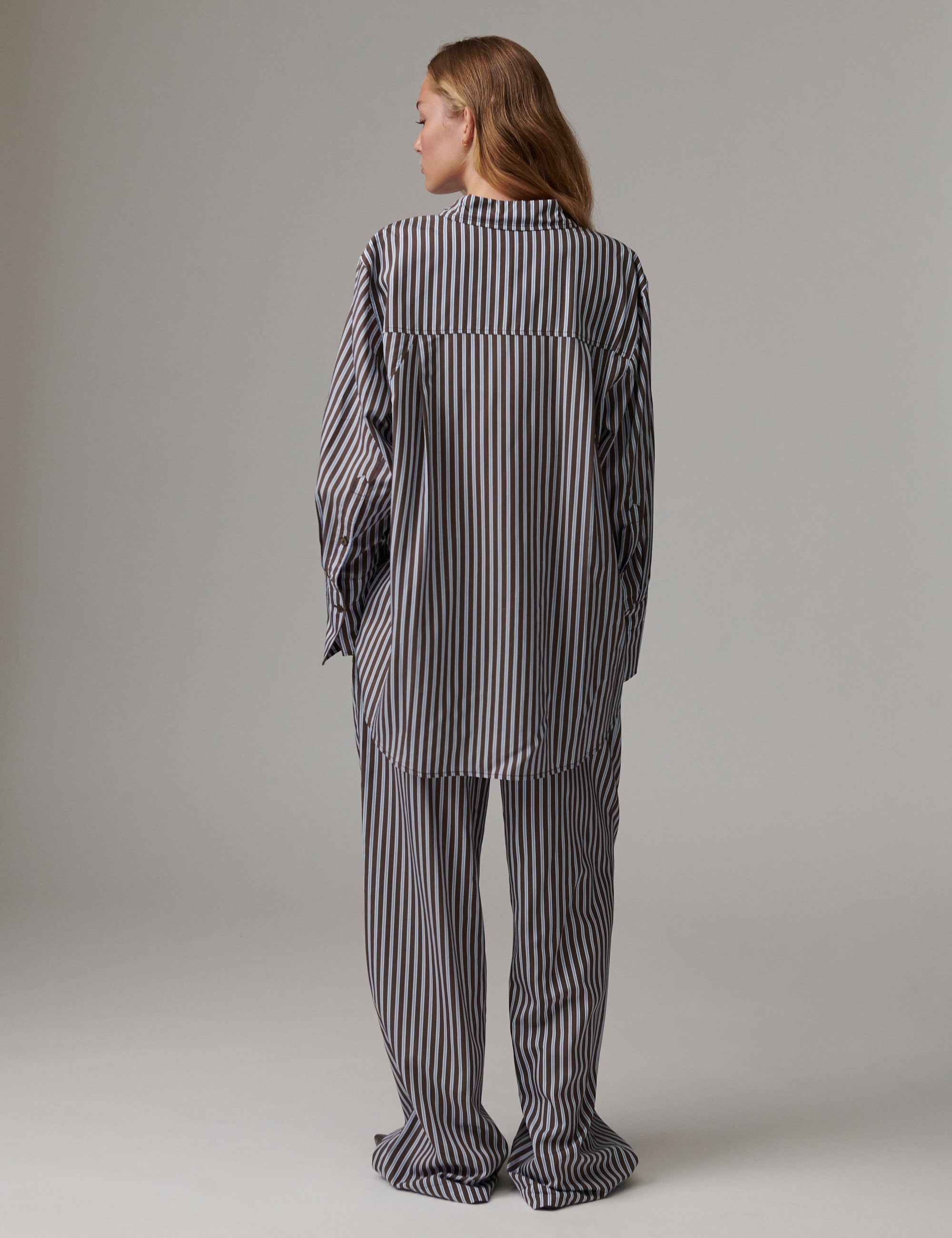 DAY Birger ét Mikkelsen DAYZoe - Daylounge Stripe - Shirt Shirts & Blouses 10082 Brown Stripe