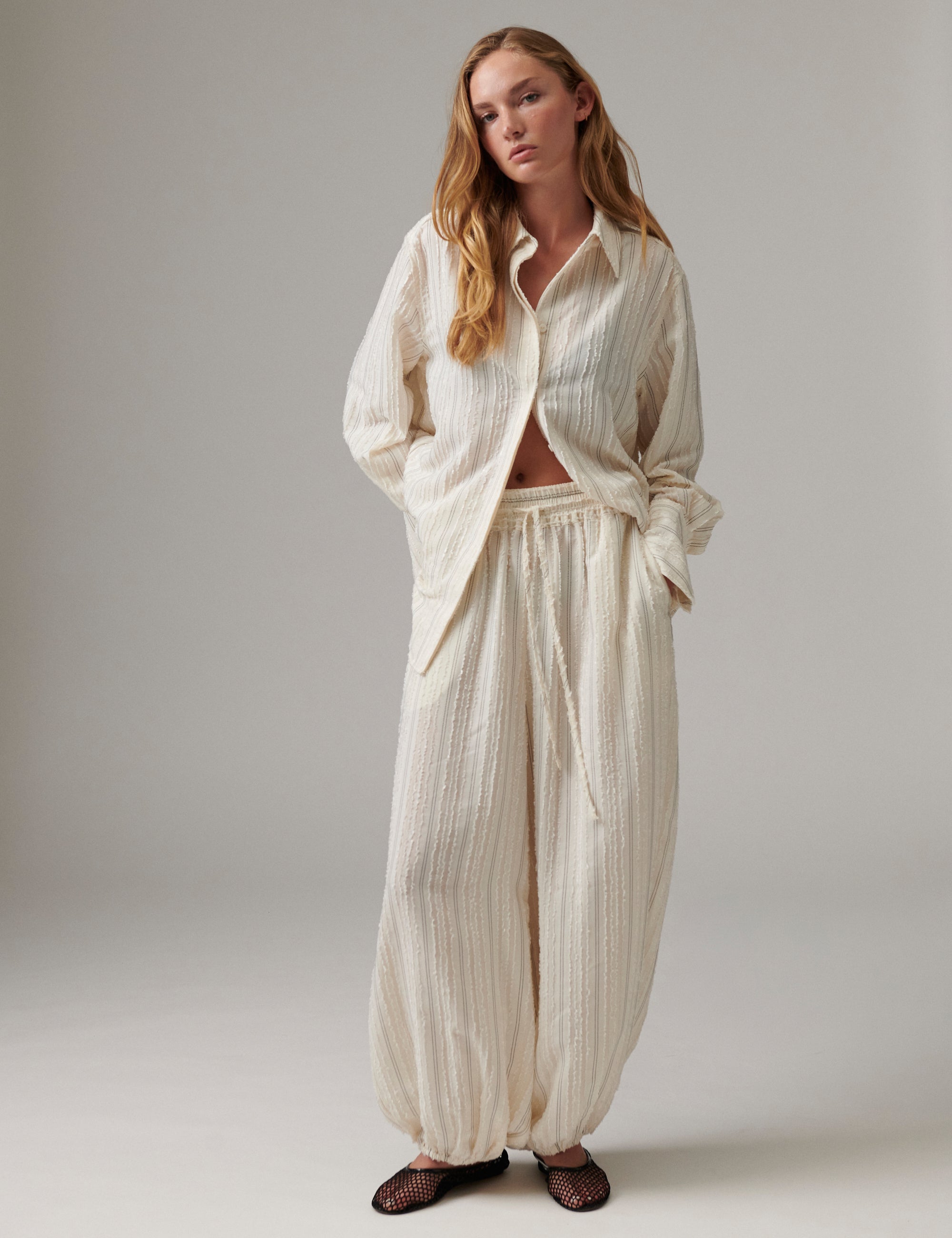DAY Birger ét Mikkelsen DAYZoe - Raw Stripe Shirt 01022 Jet Stream