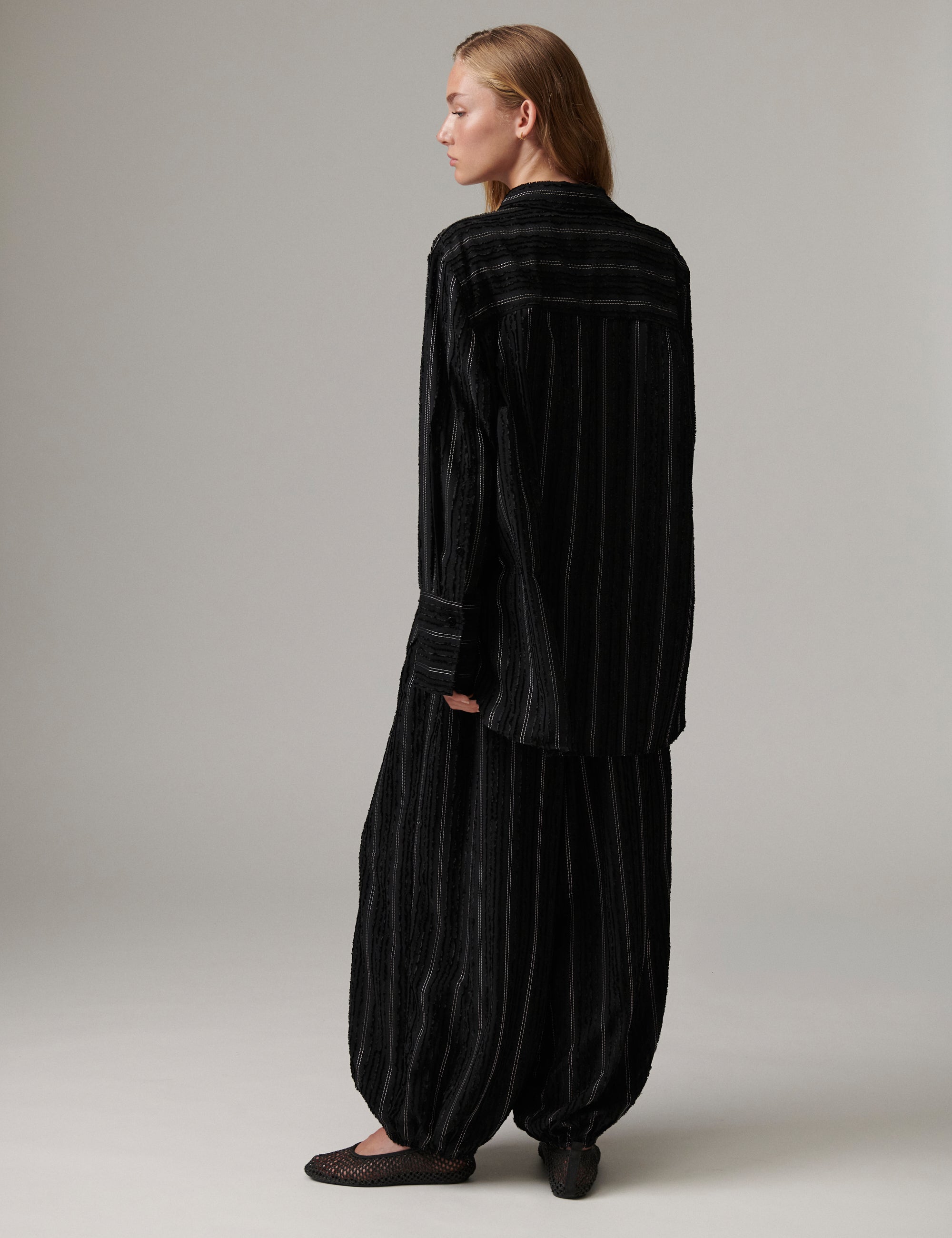 DAY Birger ét Mikkelsen DAYZoe - Raw Stripe Shirt 12000 Black