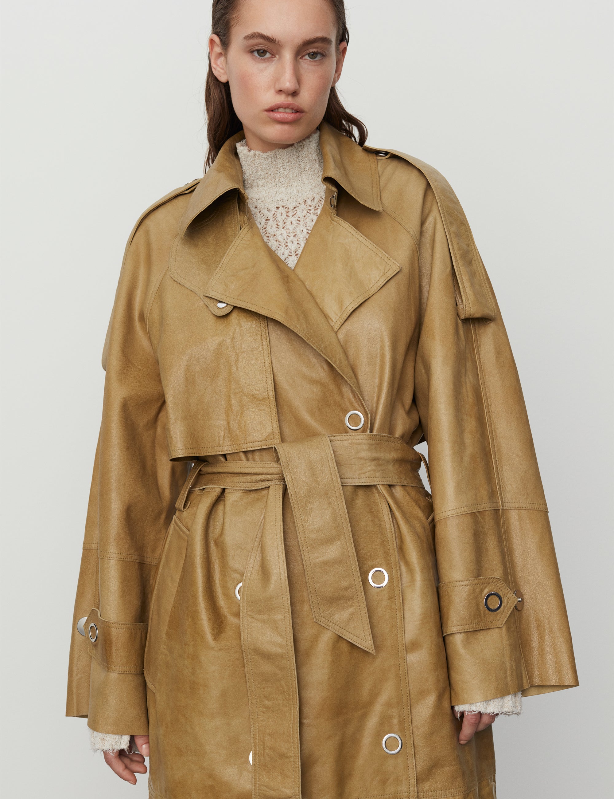 DAY Birger ét Mikkelsen Dante - Refined Lamb Jacket 160726 KHAKI