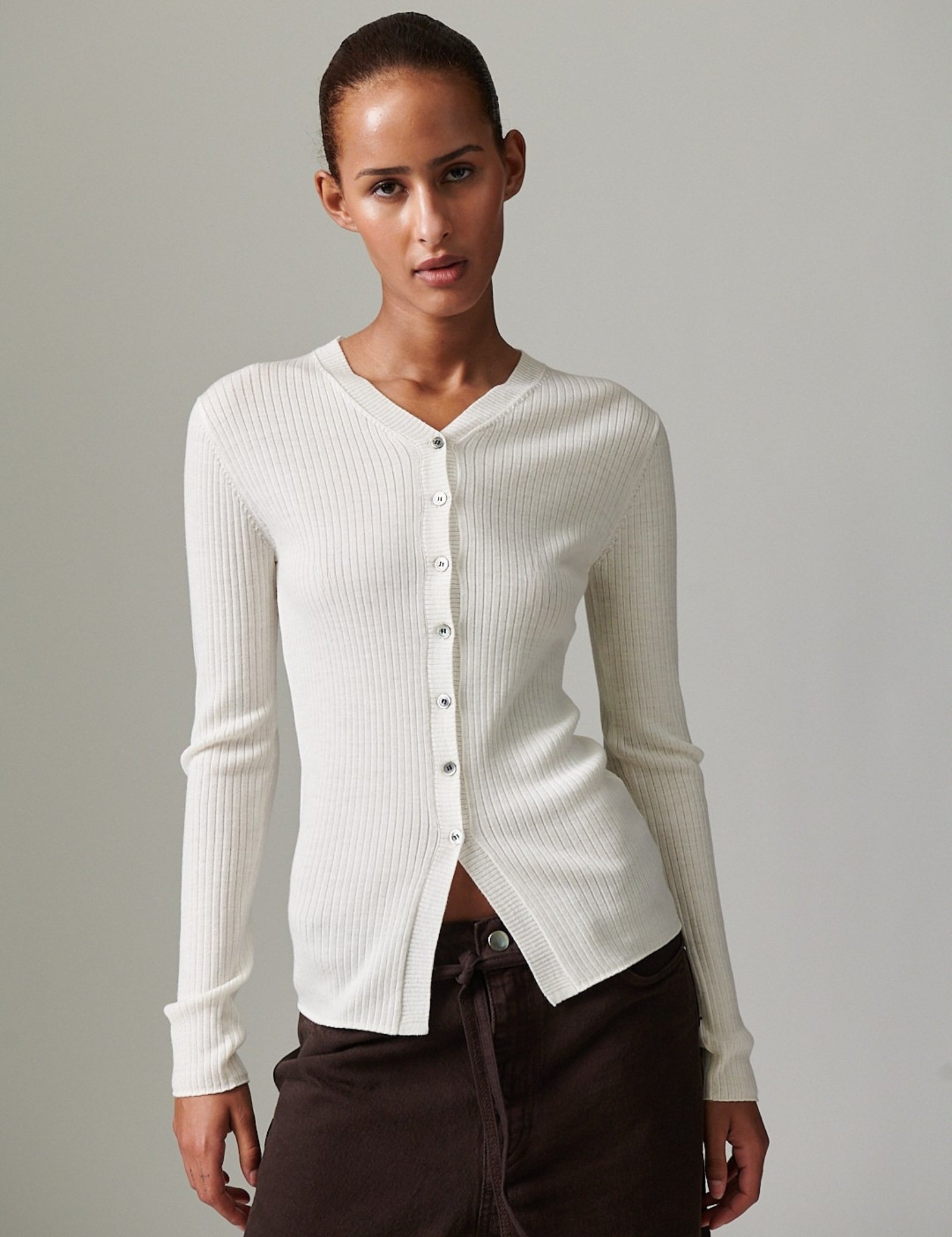 DAY Birger ét Mikkelsen Dixon - daily elements Cardigan 01002 Ivory Shade