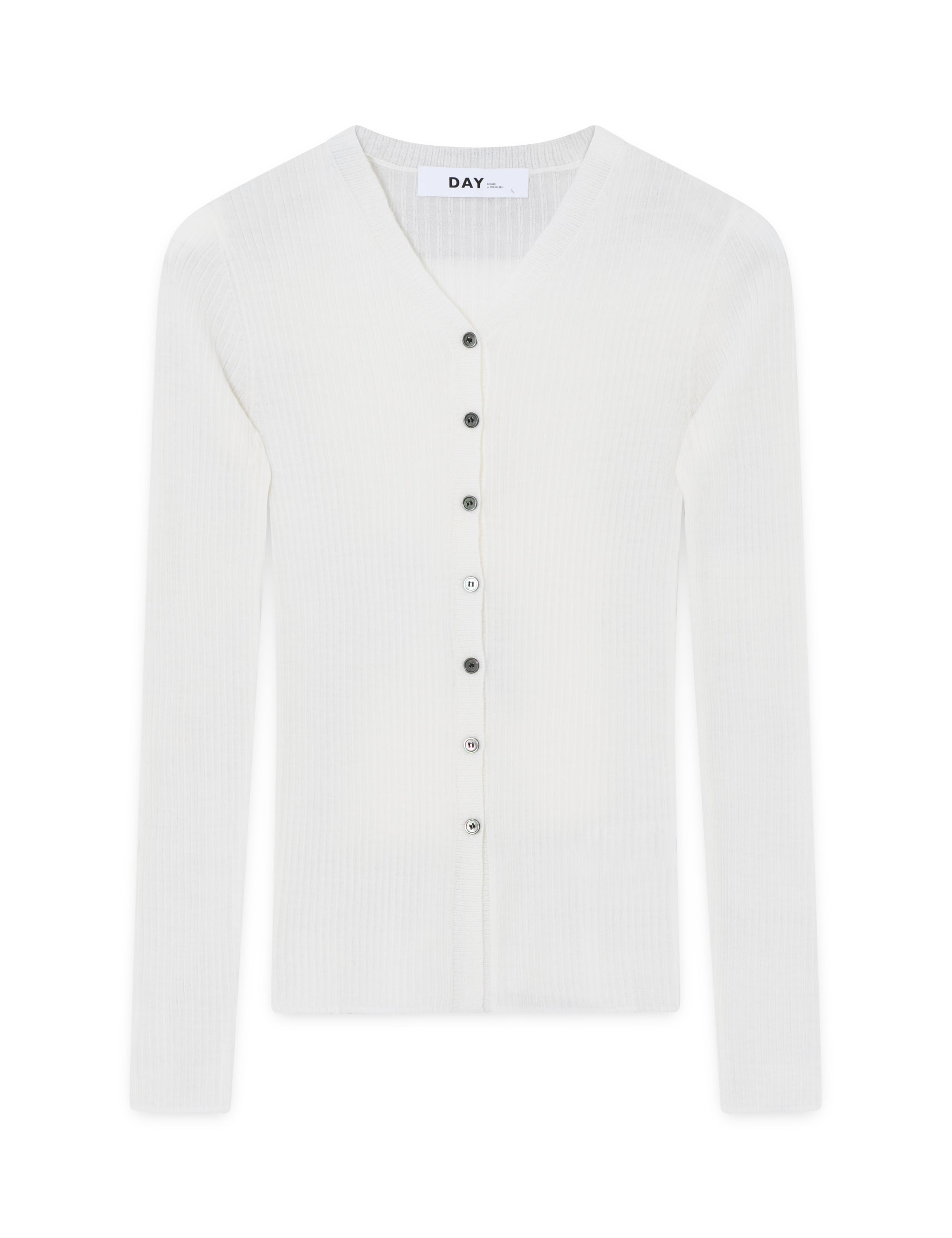 DAY Birger ét Mikkelsen Dixon - daily elements Cardigan 01002 Ivory Shade