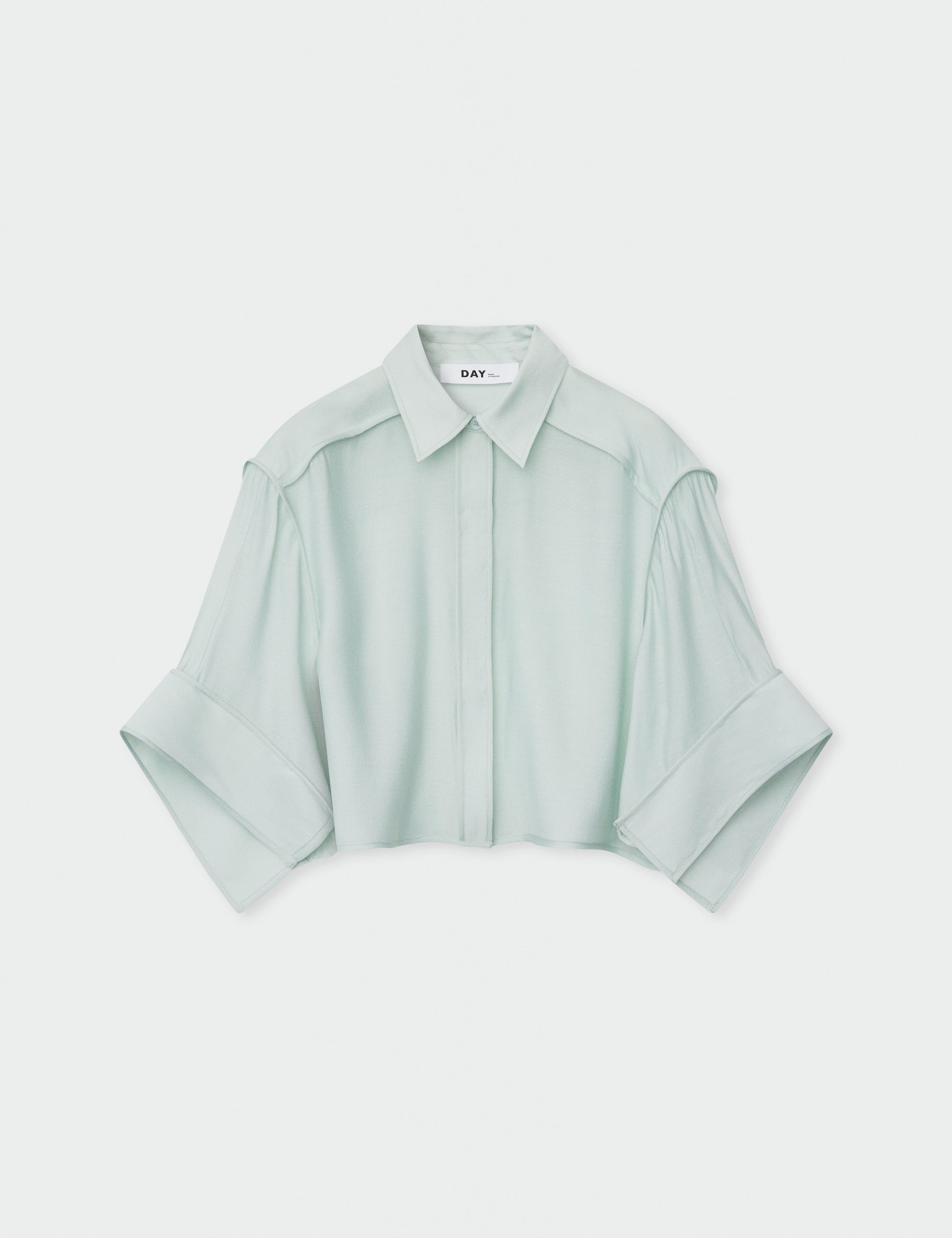 DAY Birger ét Mikkelsen Eleanor - Refined Rayon Shirts & Blouses 134405 MISTY BLUE