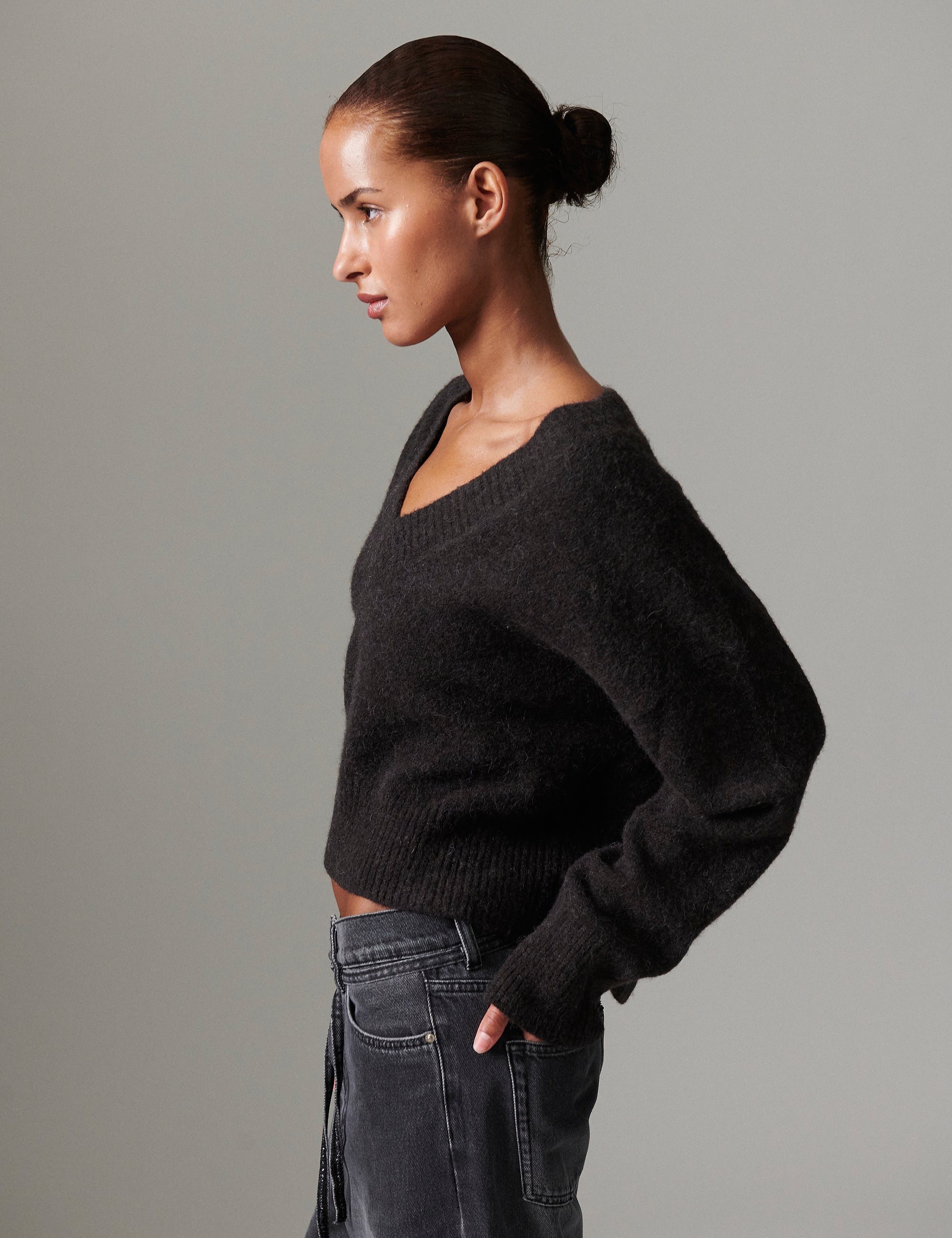 DAY Birger ét Mikkelsen Elezi - Cozy Days Pullover 191103 ESPRESSO