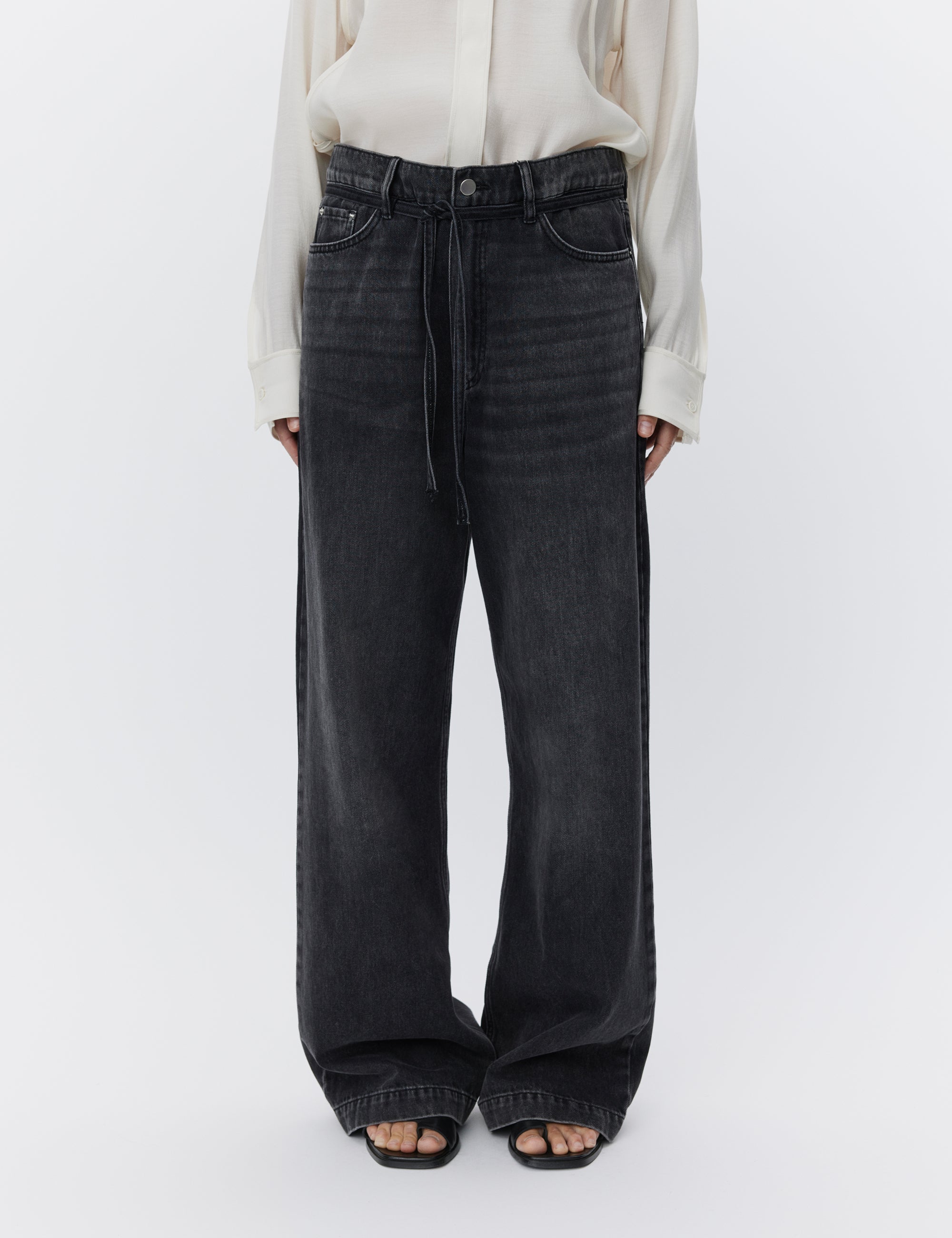 DAY Birger ét Mikkelsen Elijah - Raw Black Denim Jeans 190303 Black