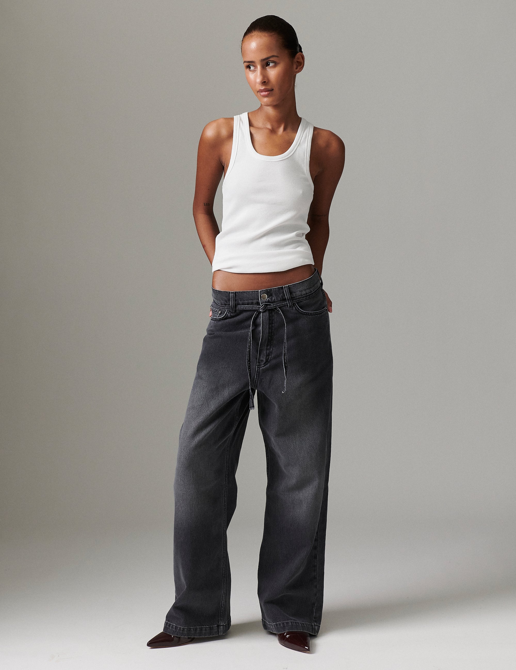 DAY Birger ét Mikkelsen Elijah - Rigid Denim Jeans 190303 BLACK