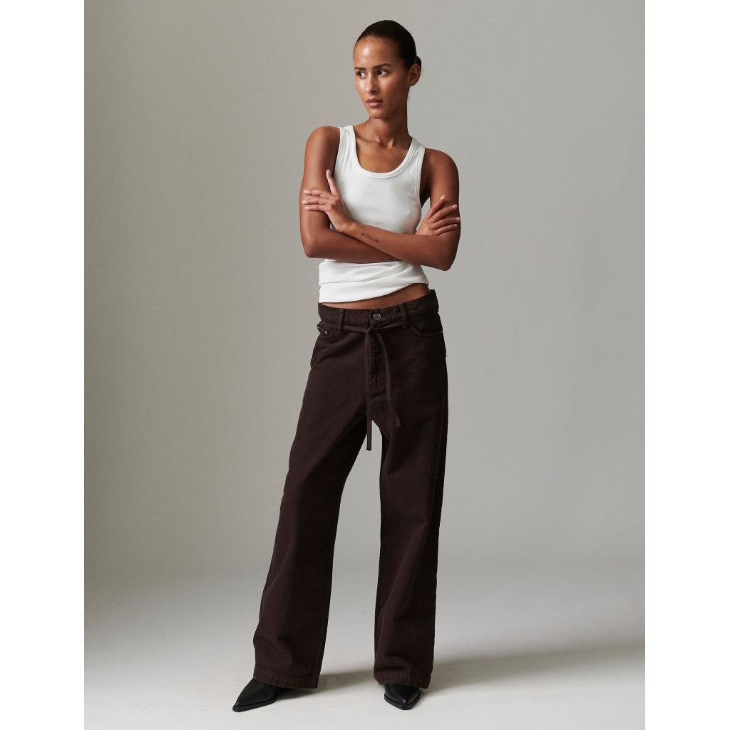 DAY Birger ét Mikkelsen Elijah - Soft Canvas Twill Pants 191016 JAVA