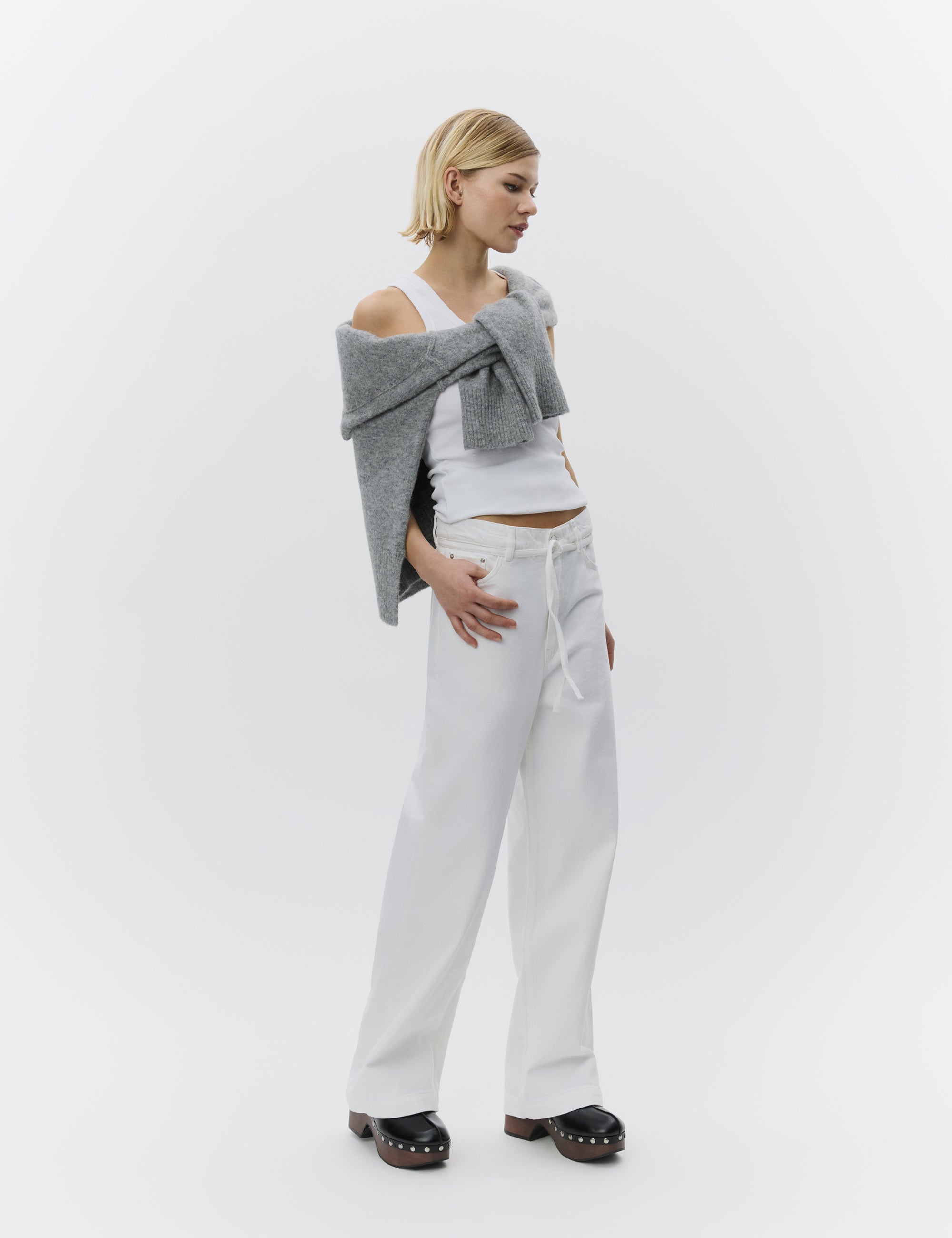 DAY Birger ét Mikkelsen Elijah - Winter White Denim Jeans 110601 BRIGHT WHITE