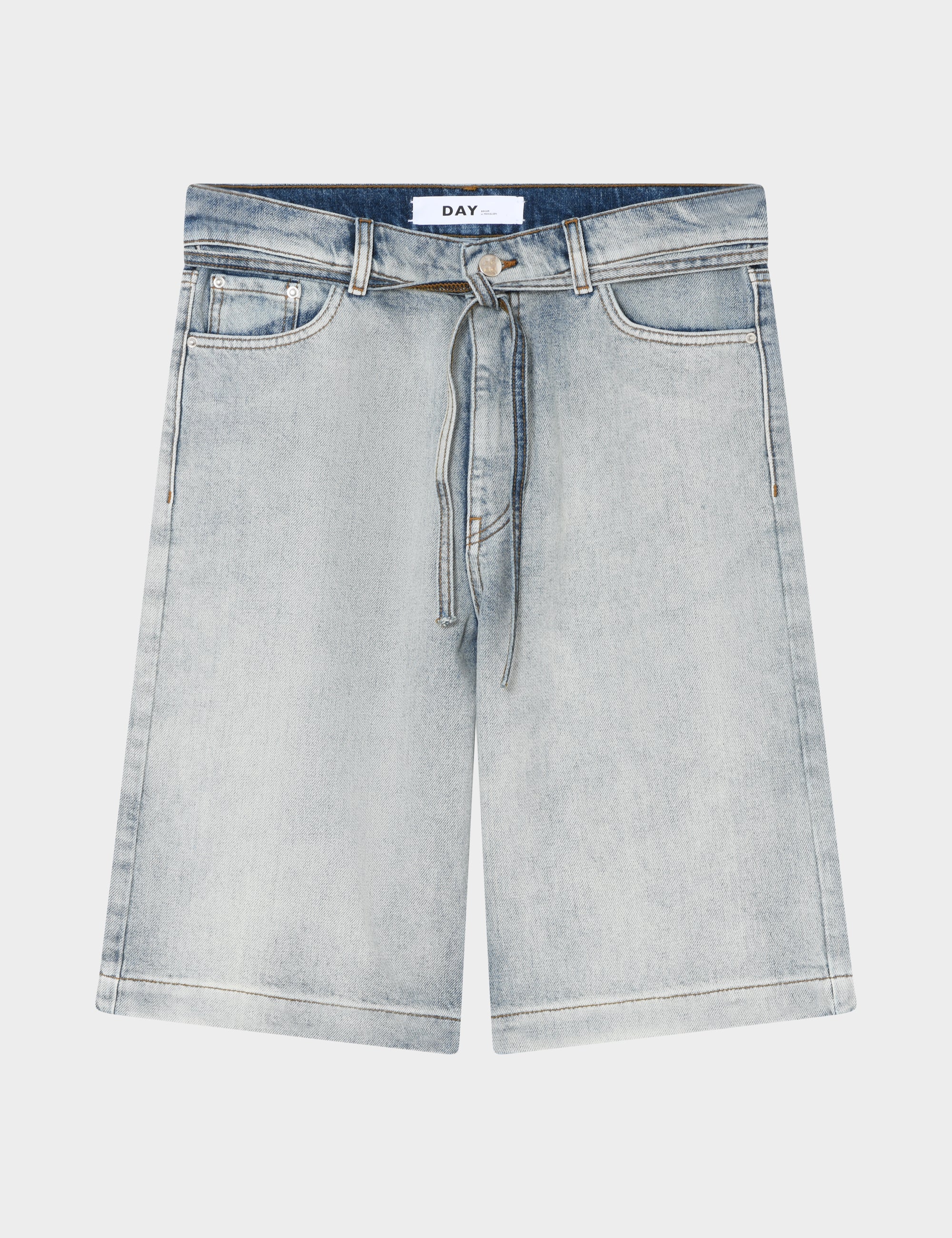 DAY Birger ét Mikkelsen Elijah Shorts - Light Blue Washed Shorts 500005 LIGHT BLUE