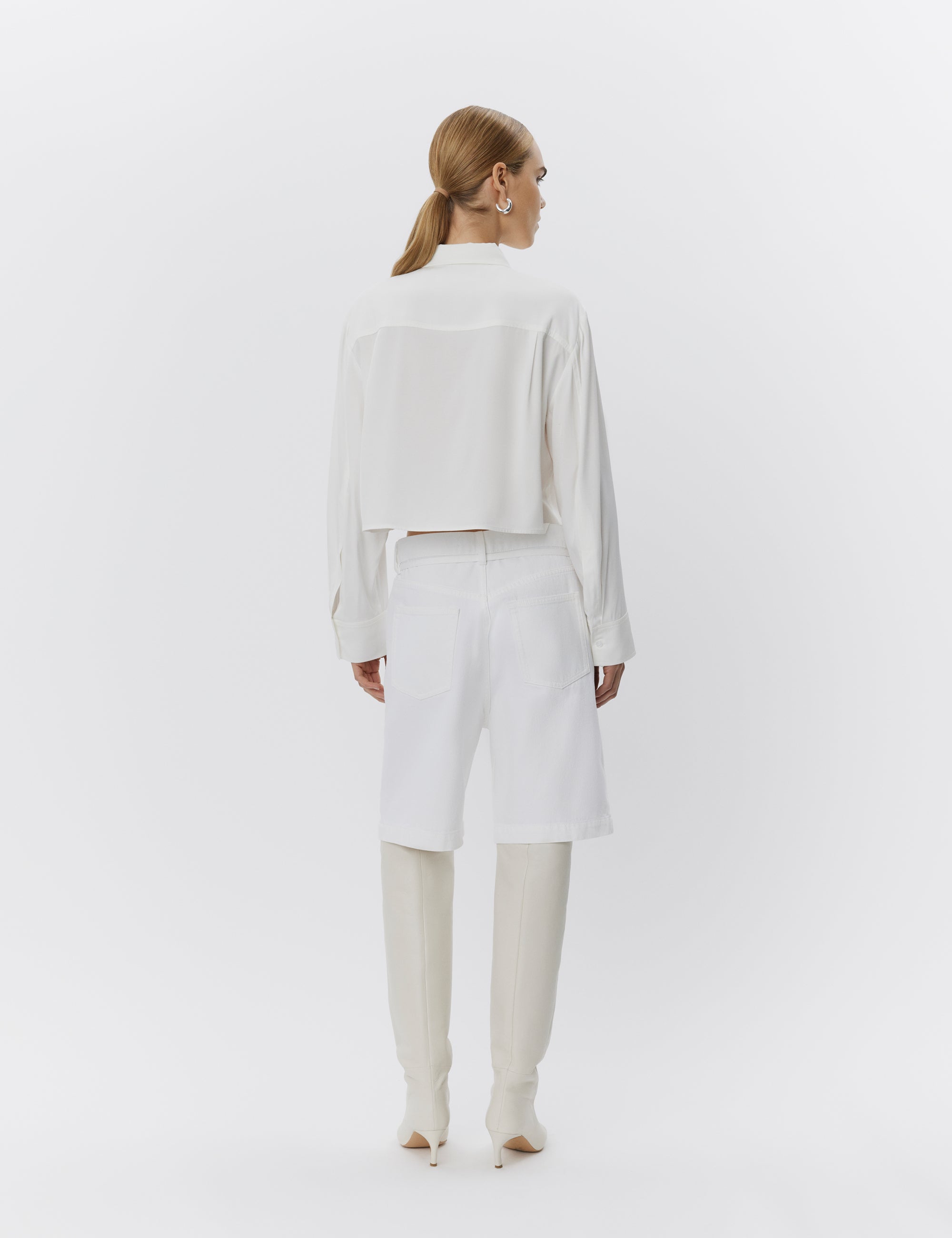 DAY Birger ét Mikkelsen Elijah Shorts – Winter White Denim Shorts 110601 BRIGHT WHITE