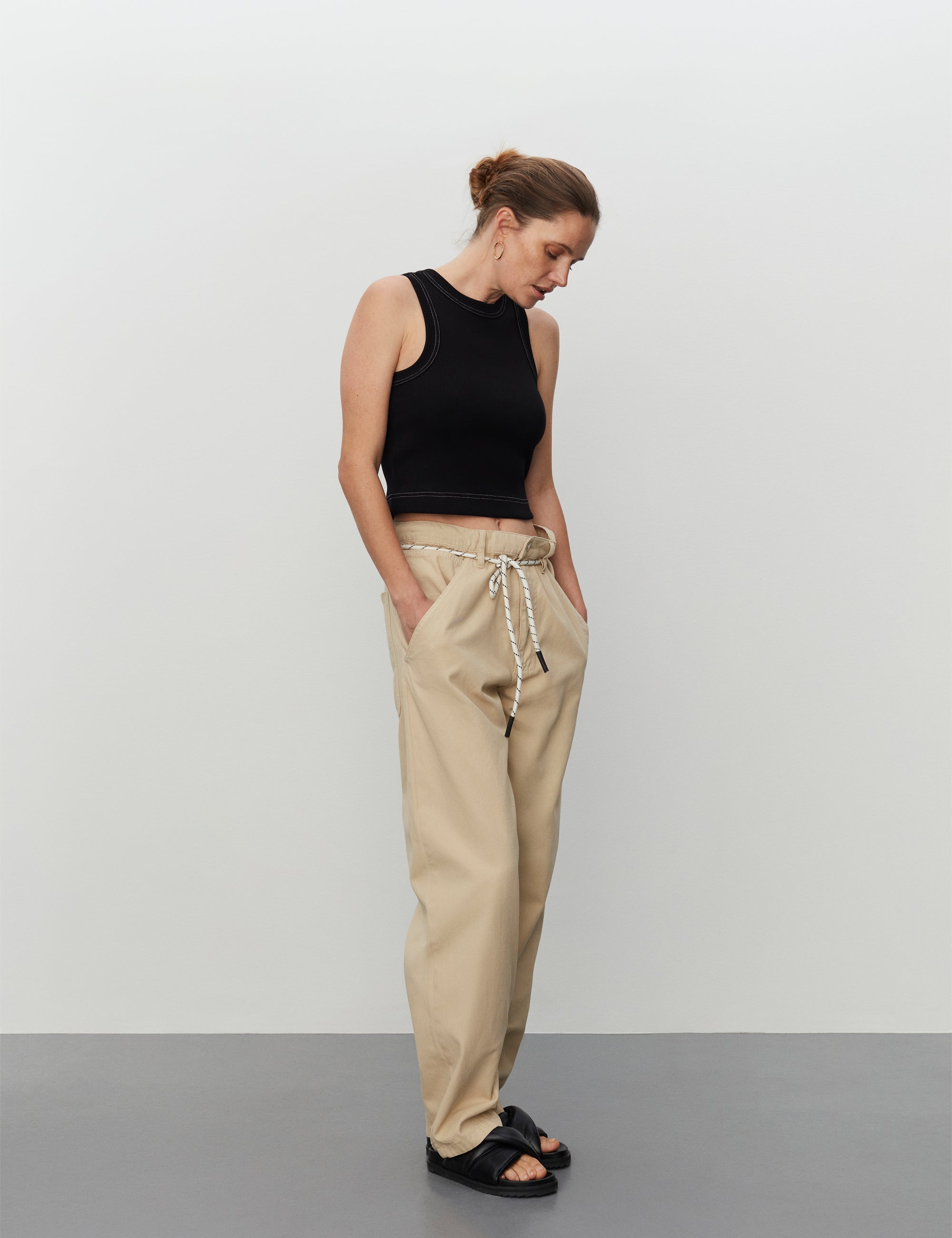 DAY Birger ét Mikkelsen Elise - Heavy Rib Tops & T-Shirts 190303 Black