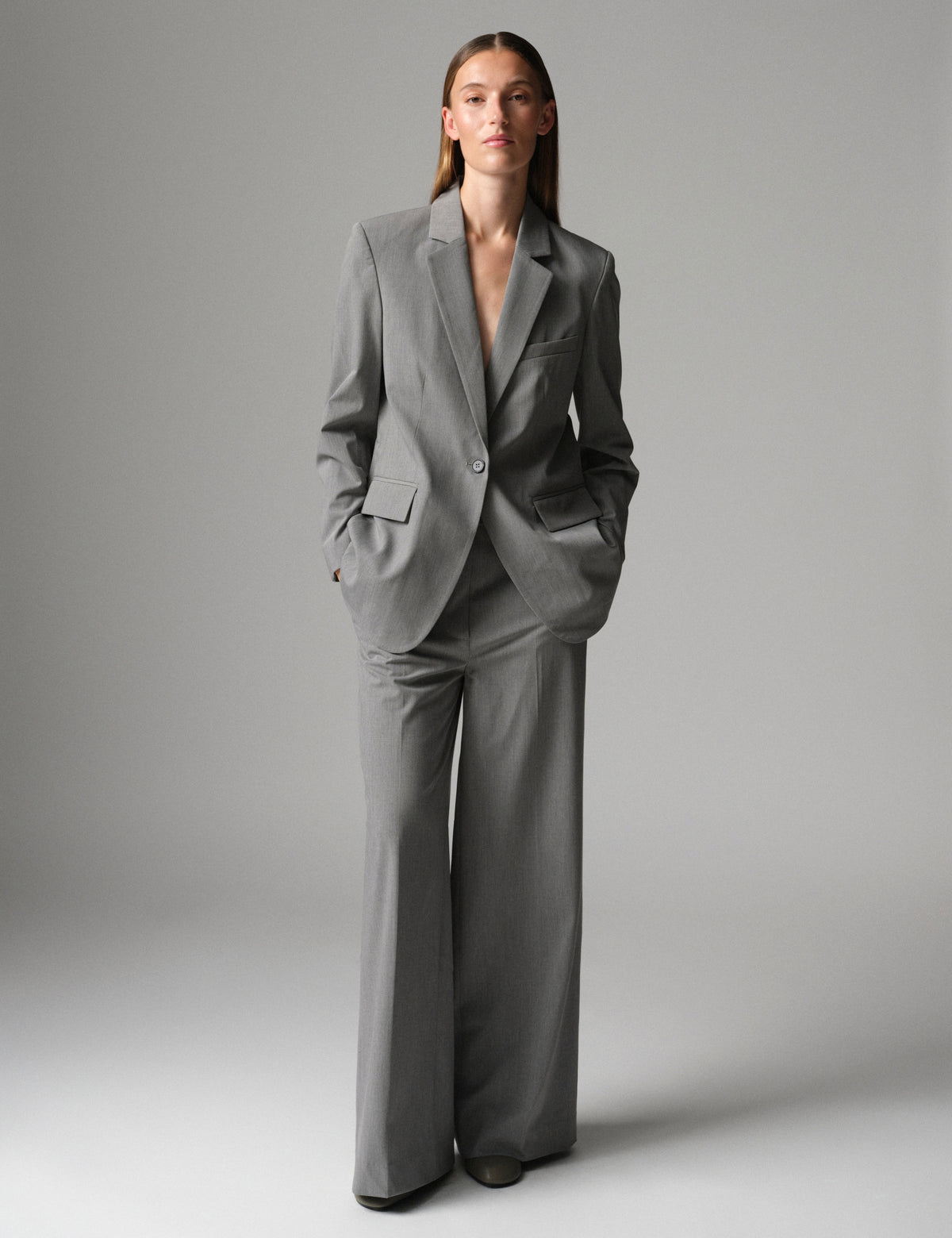 DAY Birger ét Mikkelsen Elton - Classic Gab - Blazer Blazer 500006 Medium Grey Melange