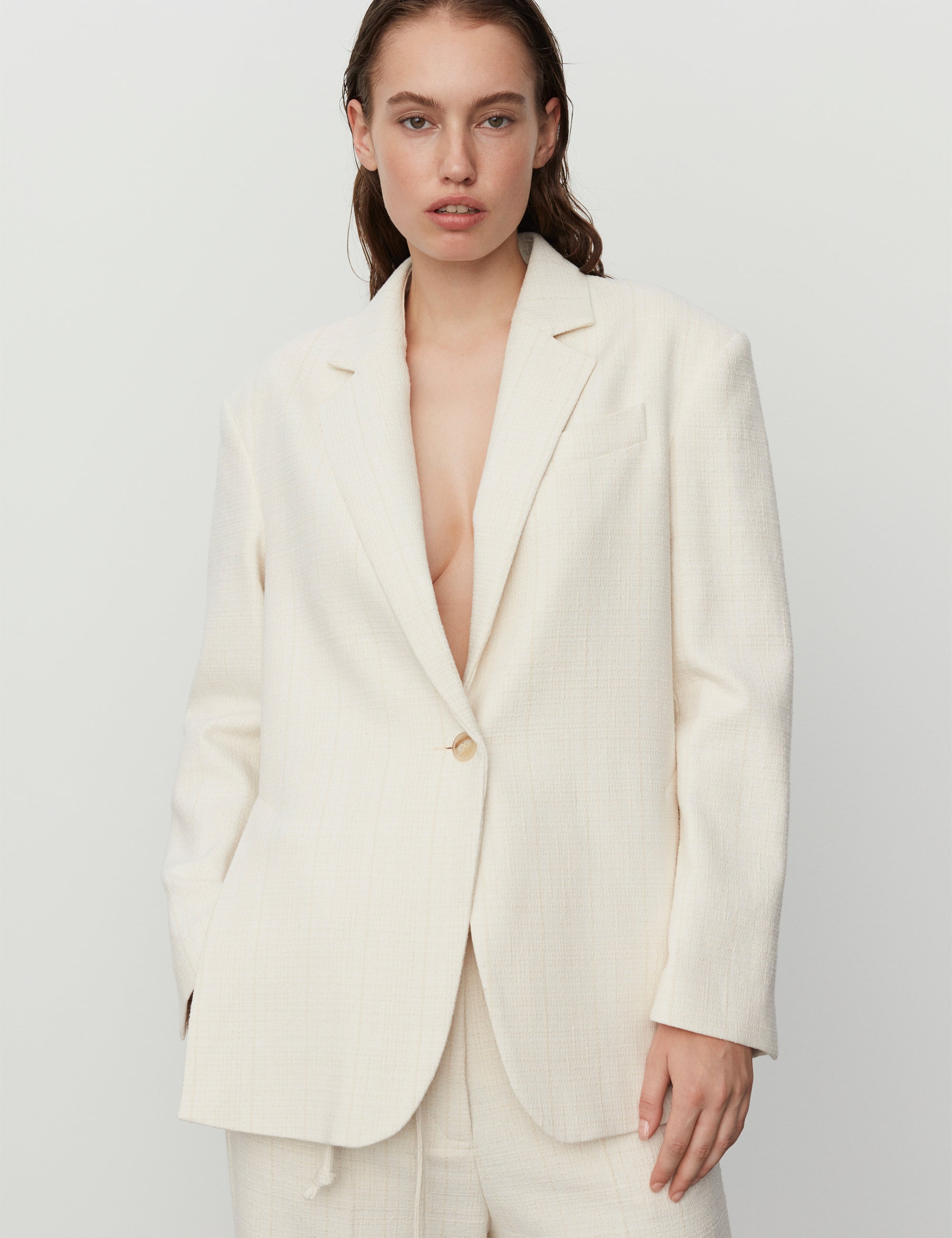 DAY Birger ét Mikkelsen Emile - Tactile Cotton Structure Blazer 110605 Jet Stream