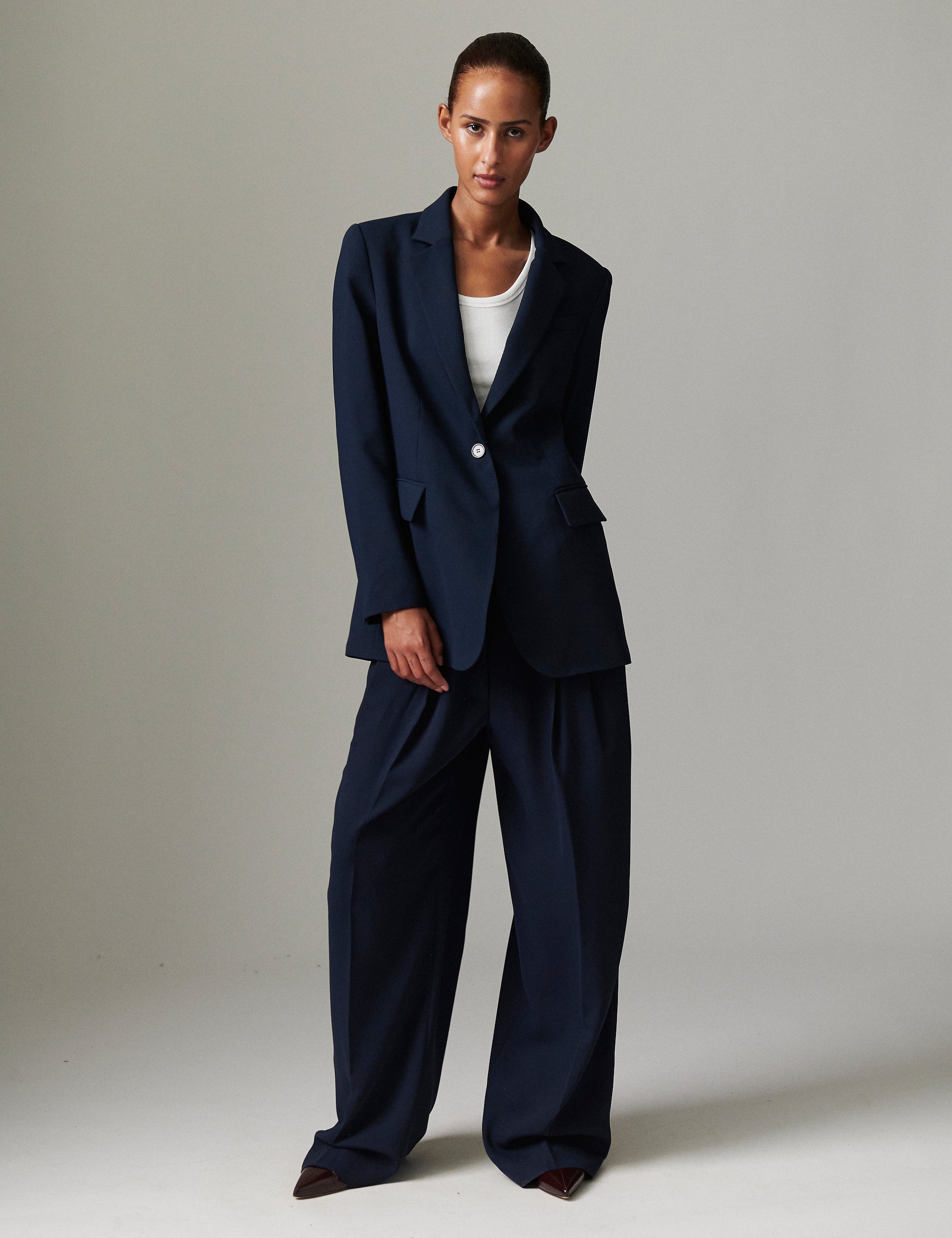 DAY Birger ét Mikkelsen Enzo - Classic Gabardine Pants 194020 DARK SAPPHIRE.