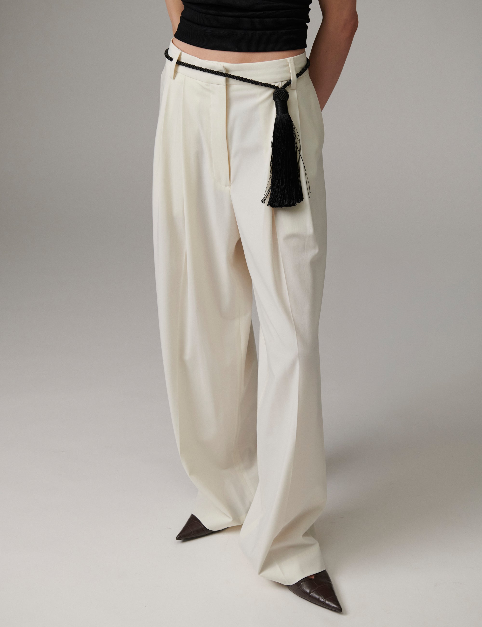 DAY Birger ét Mikkelsen Enzo - Classic Gabardine - Pants Pants 01002 Ivory Shade