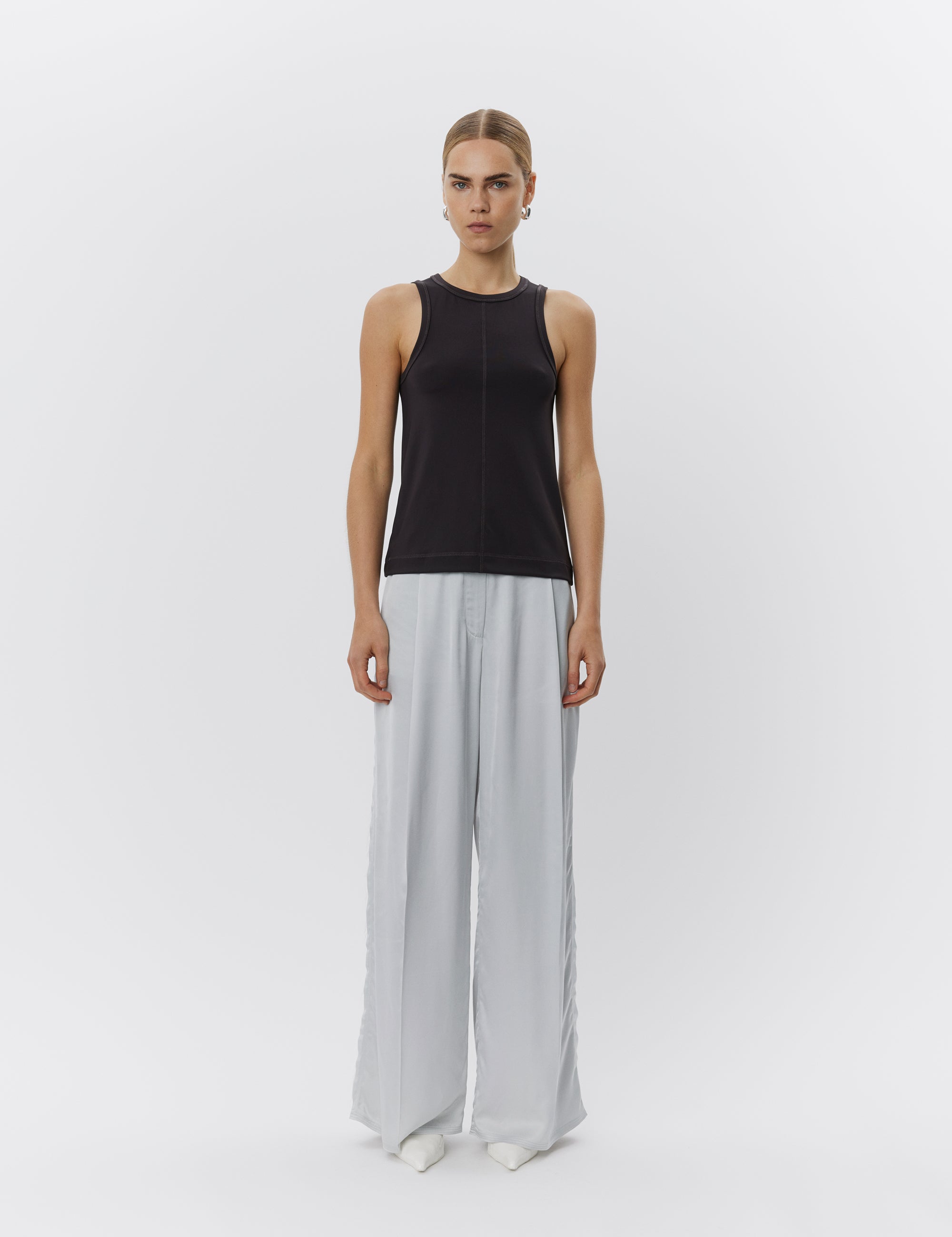 DAY Birger ét Mikkelsen Fisher - Fluid Viscose Pants 144206 PEARL BLUE
