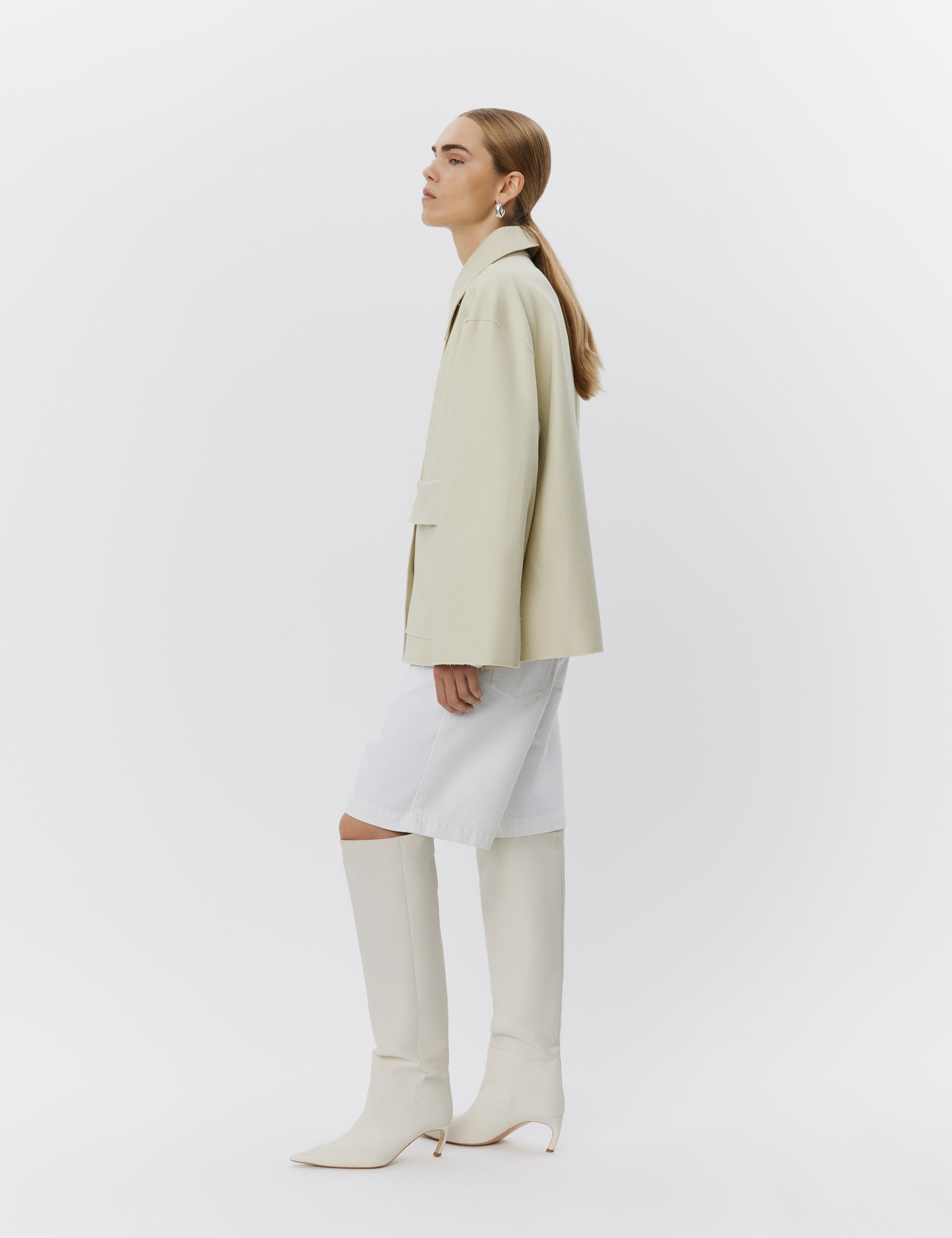 DAY Birger ét Mikkelsen Harry - Bonded Canvas Twill Coats & Jackets 120110 PISTACHIO SHELL.