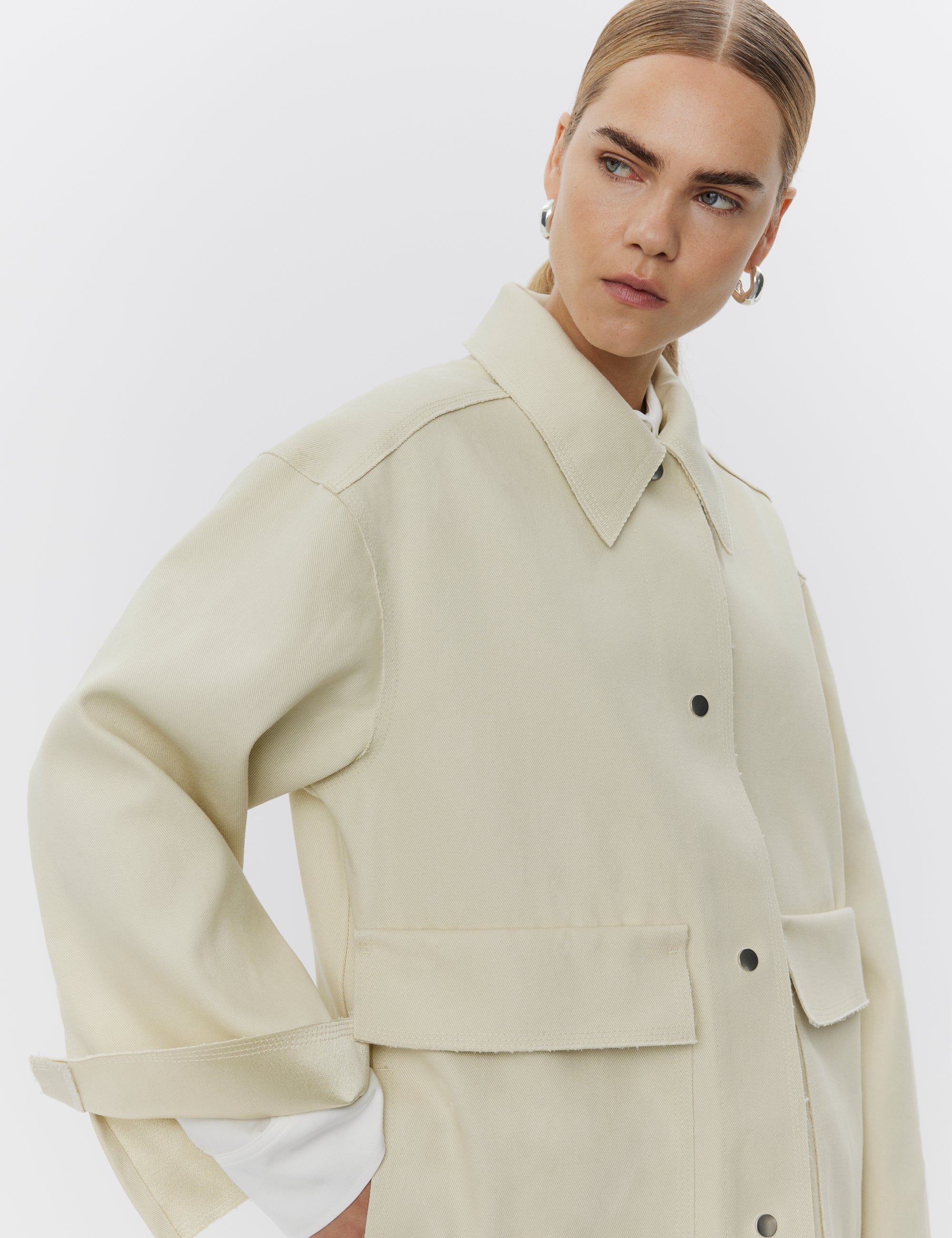 DAY Birger ét Mikkelsen Harry - Bonded Canvas Twill Coats & Jackets 120110 PISTACHIO SHELL.