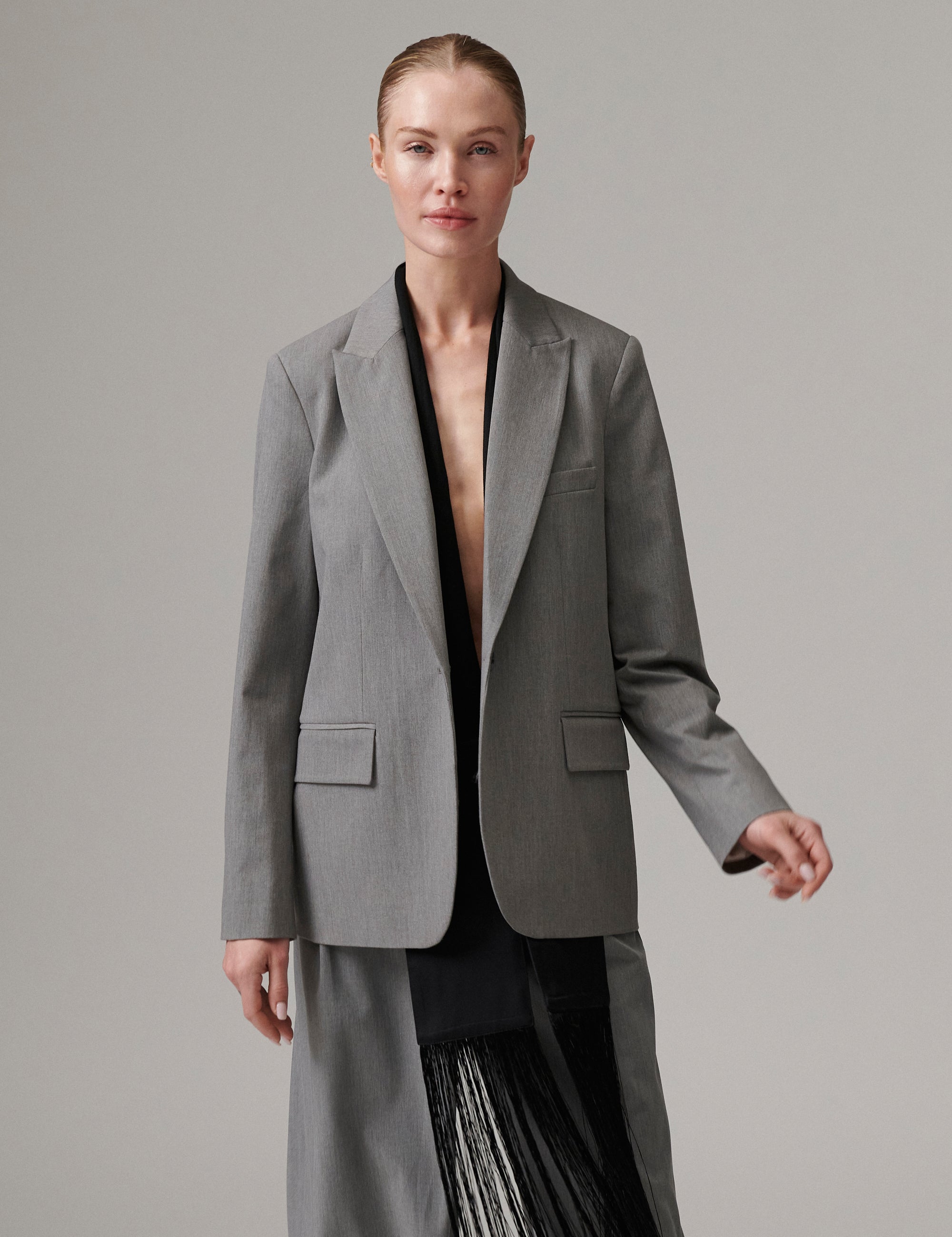 DAY Birger ét Mikkelsen Hector - Classic Gab - Blazer Blazer 500006 Medium Grey Melange