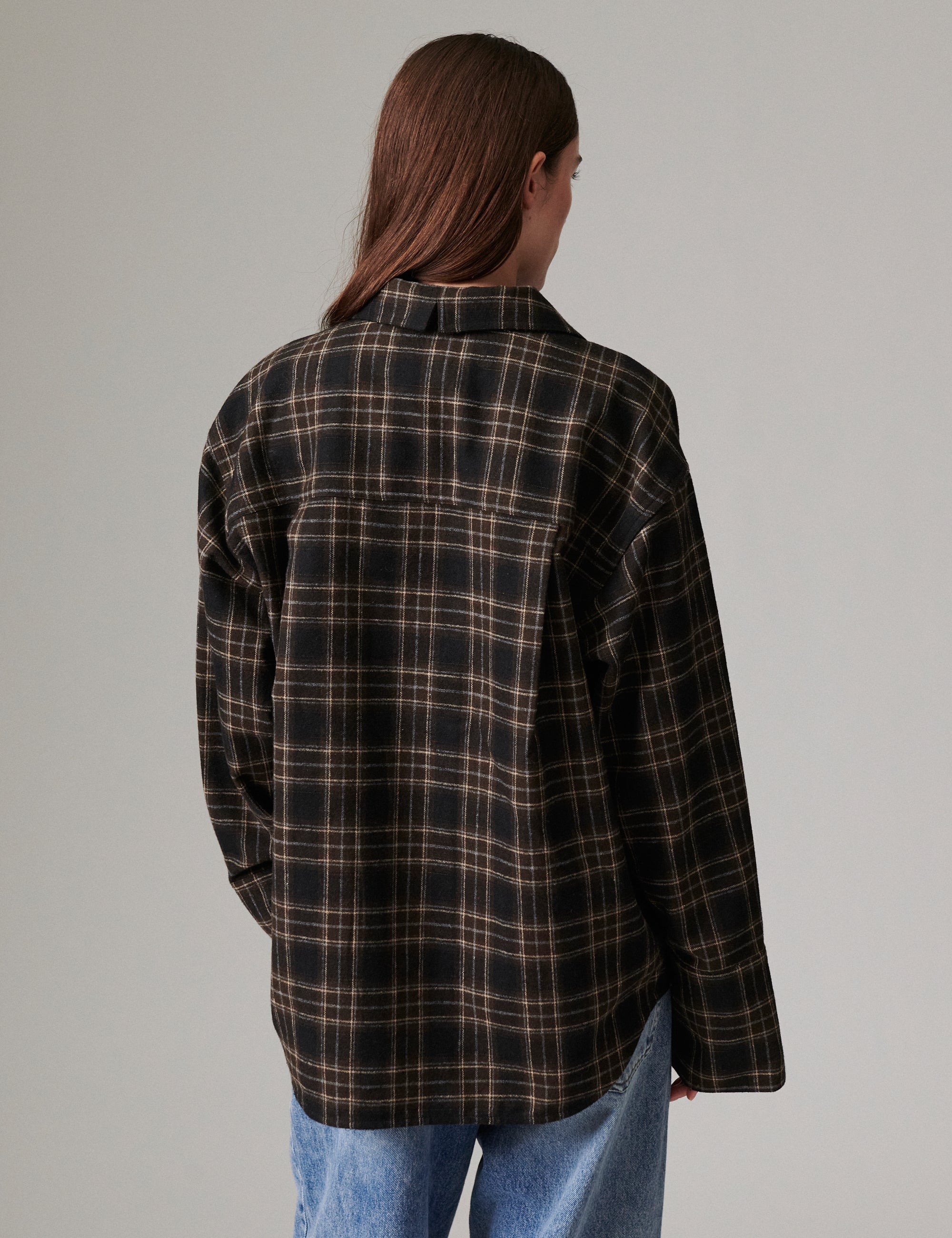 DAY Birger ét Mikkelsen Henri - Flannel Luxe - Shirt Shirt 194104 EBONY