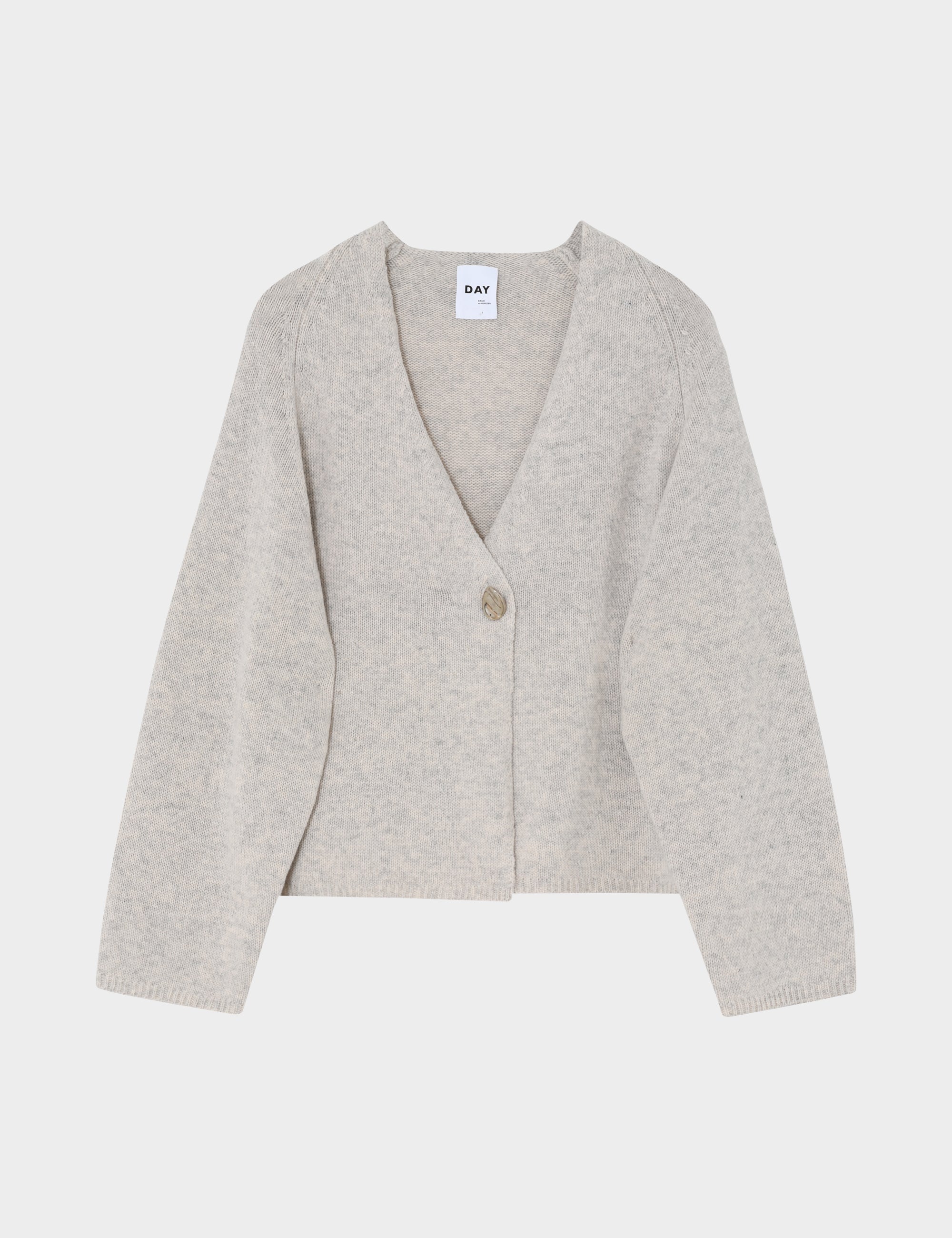 トップス Lamb Wool Crew Neck Cardigan OVY / L Javier - Soft Lamb - Cardigan - Jet Stream