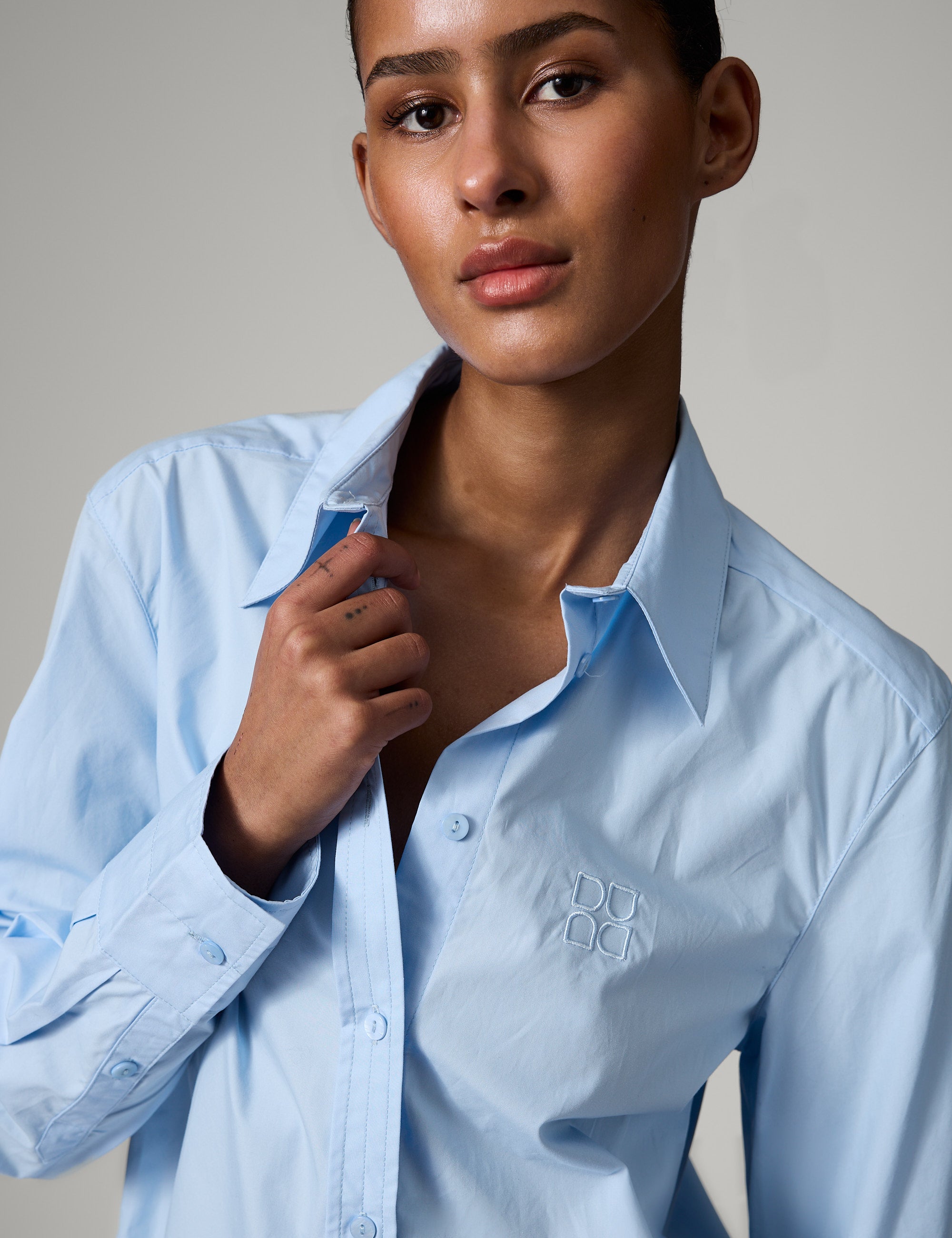 DAY Birger ét Mikkelsen Jojo - Poplina Shirts & Blouses 154030 Chambray blue