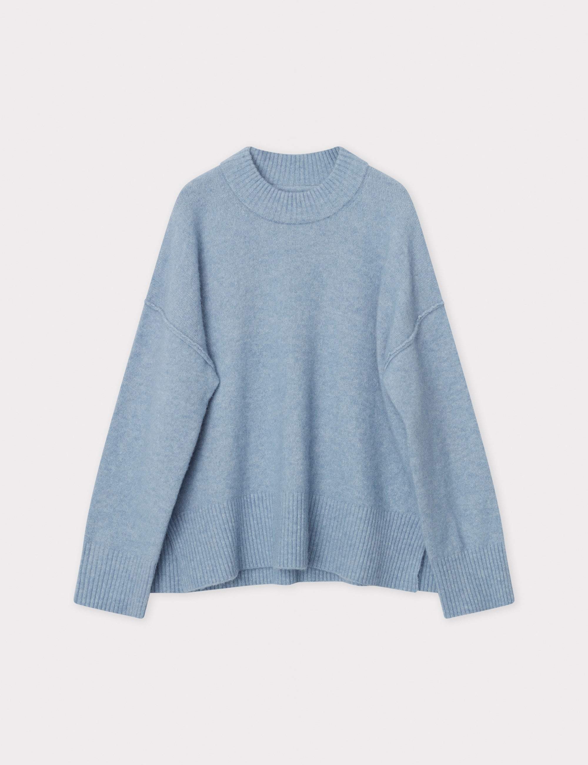 DAY Birger ét Mikkelsen Josie - Cozy Days RD Pullover 500117 PIGEON BLUE MELANGE