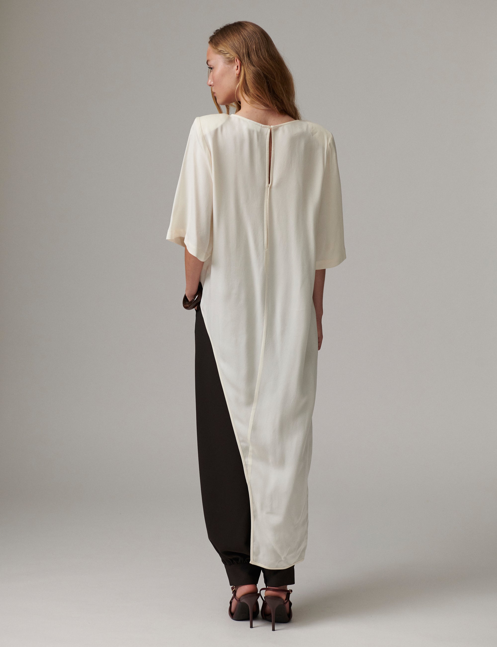 DAY Birger ét Mikkelsen Lolly - Matte Crepe - Blouse Blouse 110605 Jet Stream