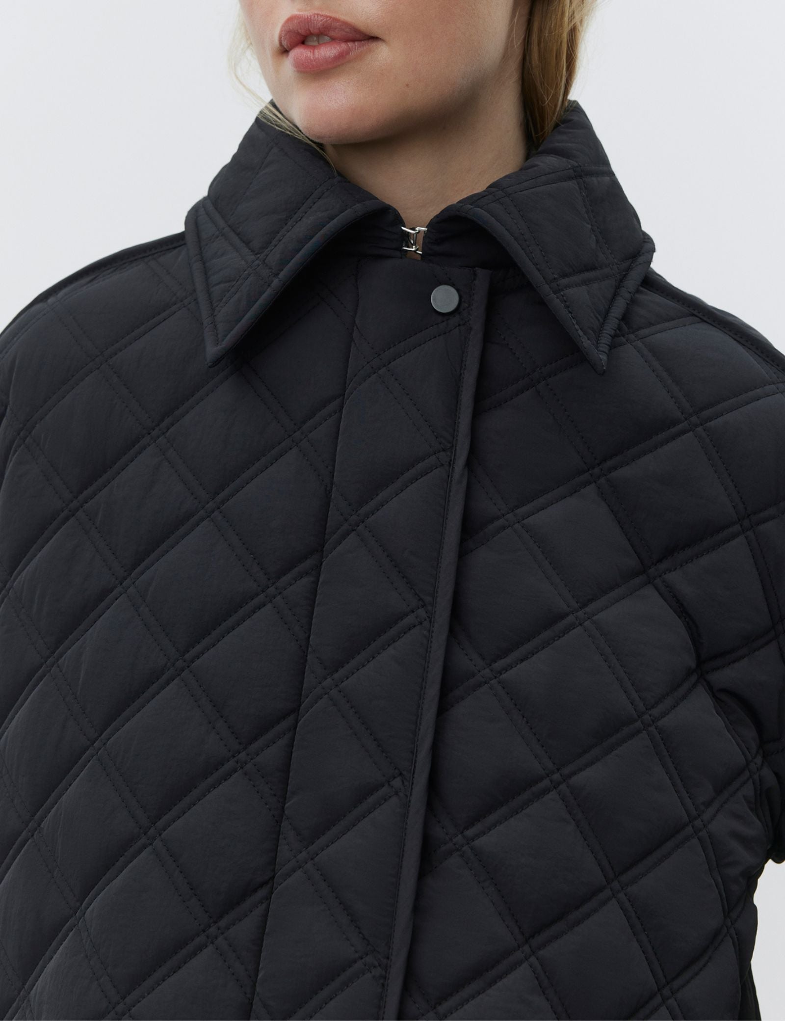 DAY Birger ét Mikkelsen Manon - Rhombus Quilt Coats & Jackets 190303 BLACK