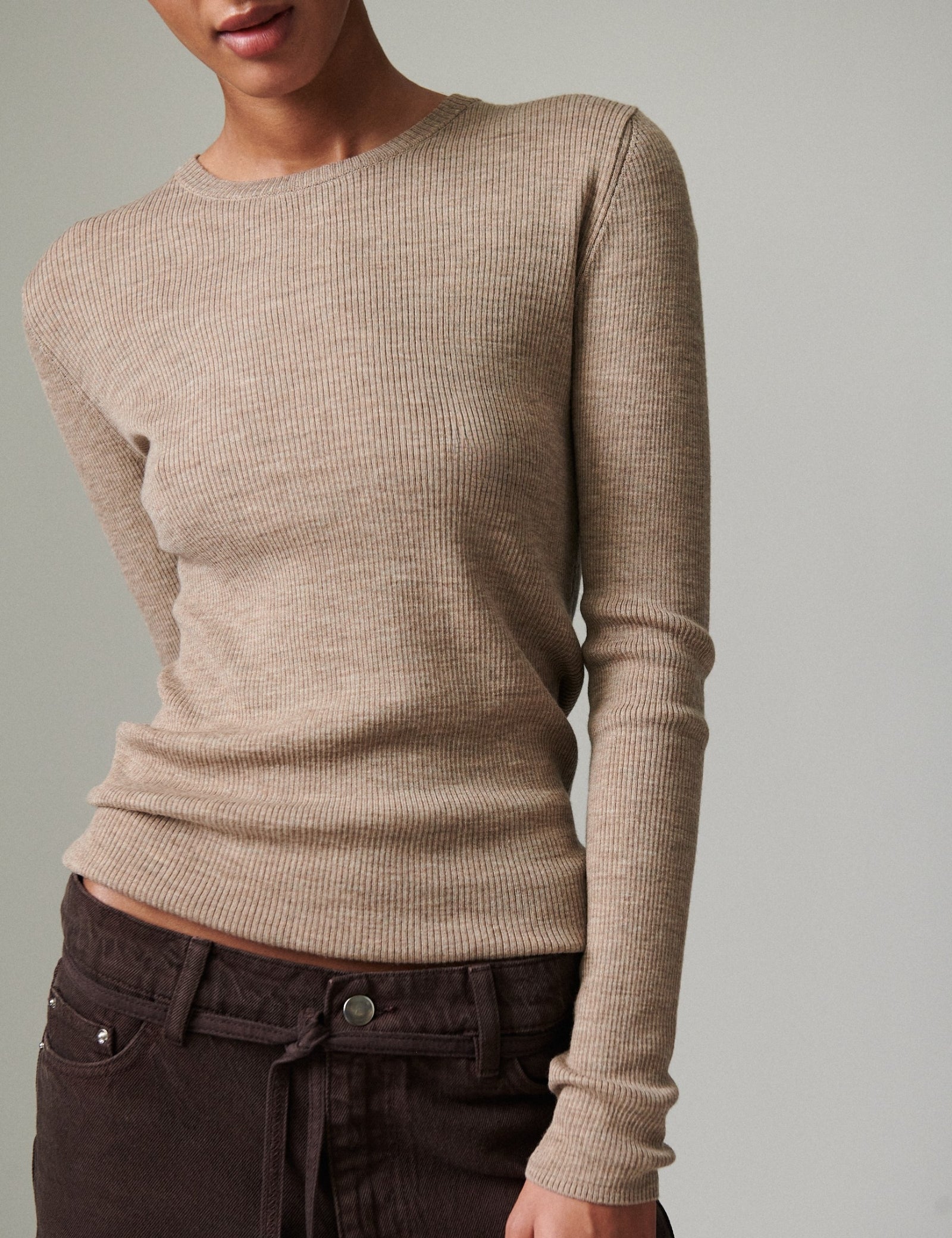 DAY Birger ét Mikkelsen Mariana - Daily Elements Tops & T-Shirts 500001 BEIGE MELANGE