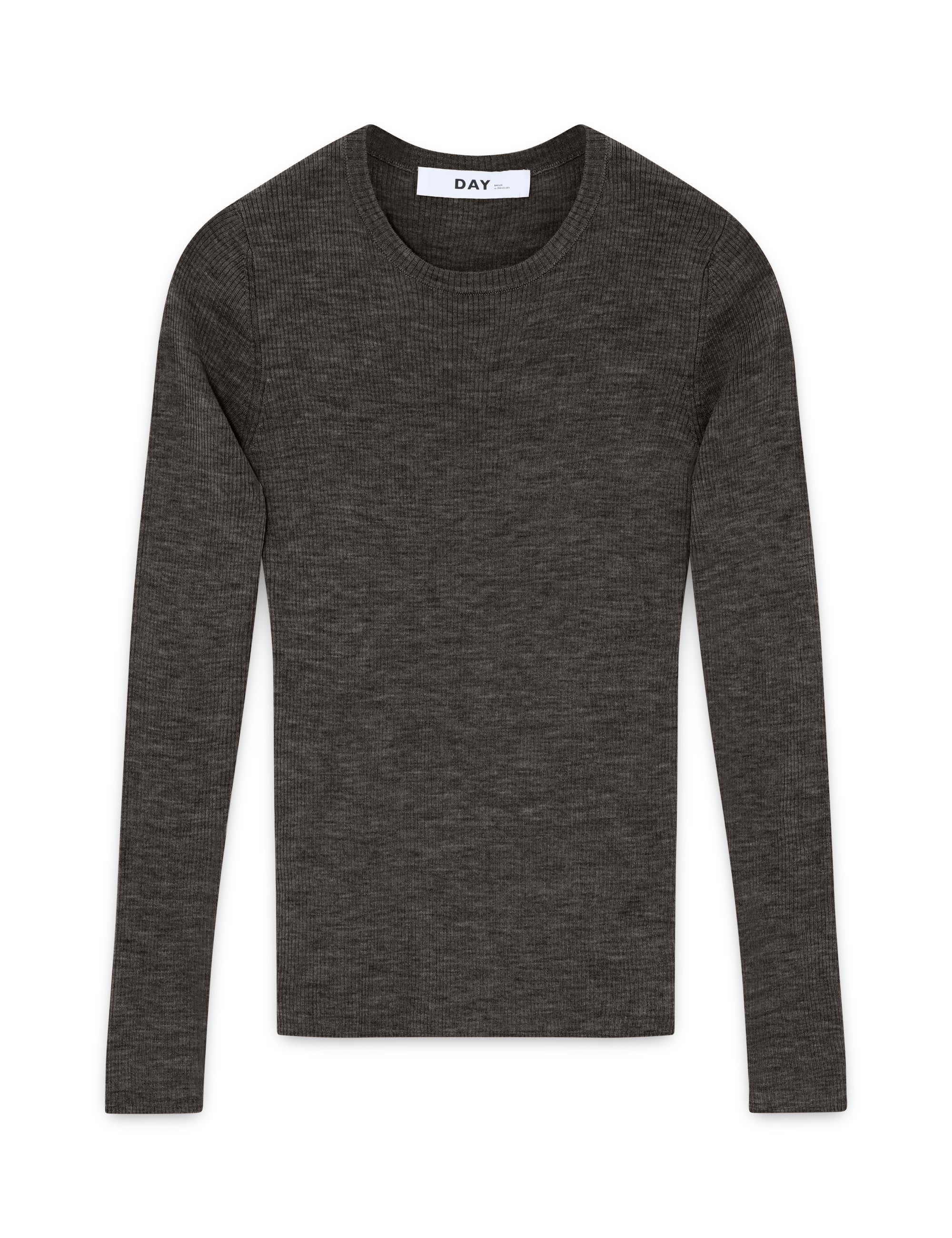DAY Birger ét Mikkelsen Mariana - Daily Elements Tops & T-Shirts 500180 Expresso Melange