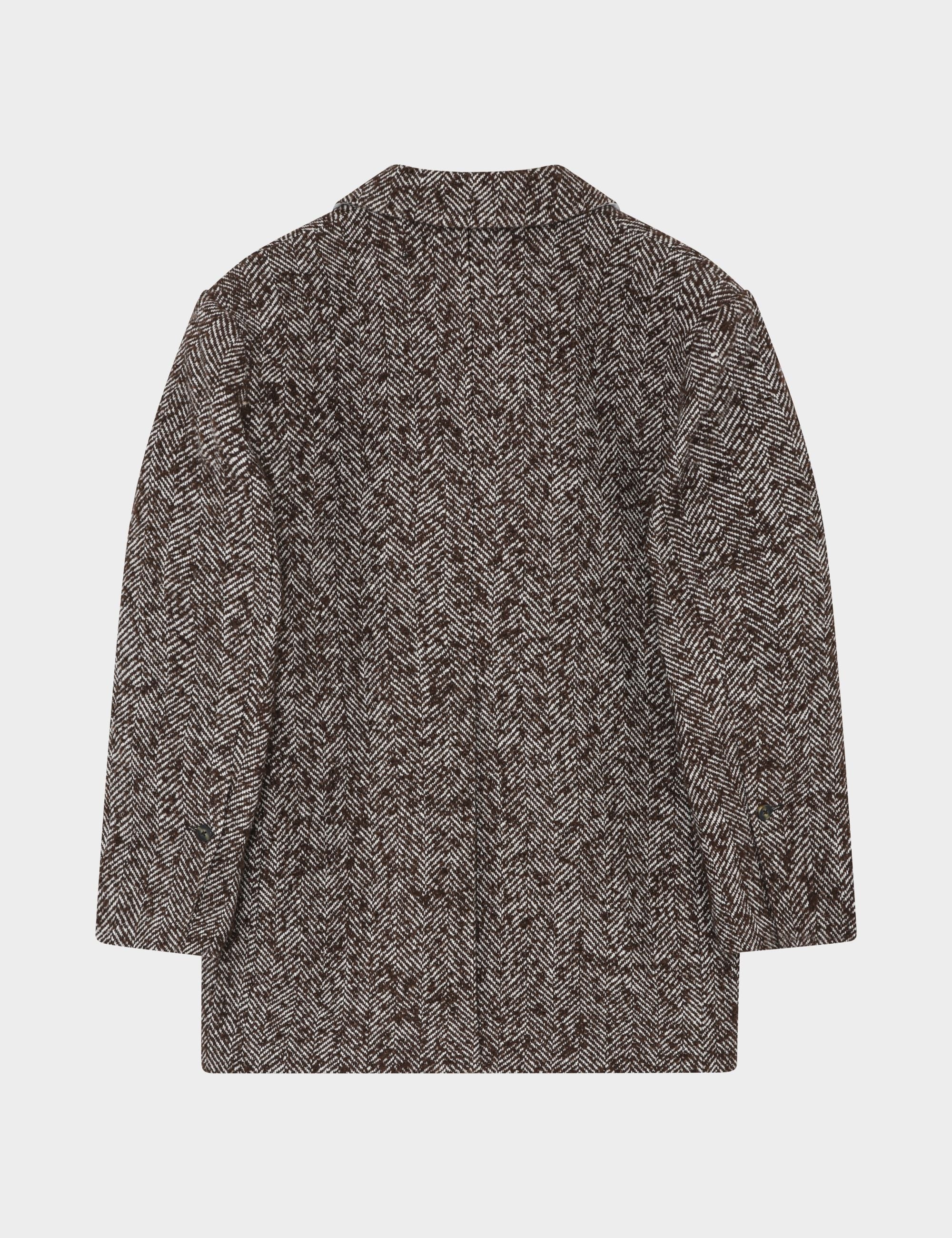 DAY Birger ét Mikkelsen Martha - Heavy Slub Wool Blazer 191110 CHOCOLATE PLUM