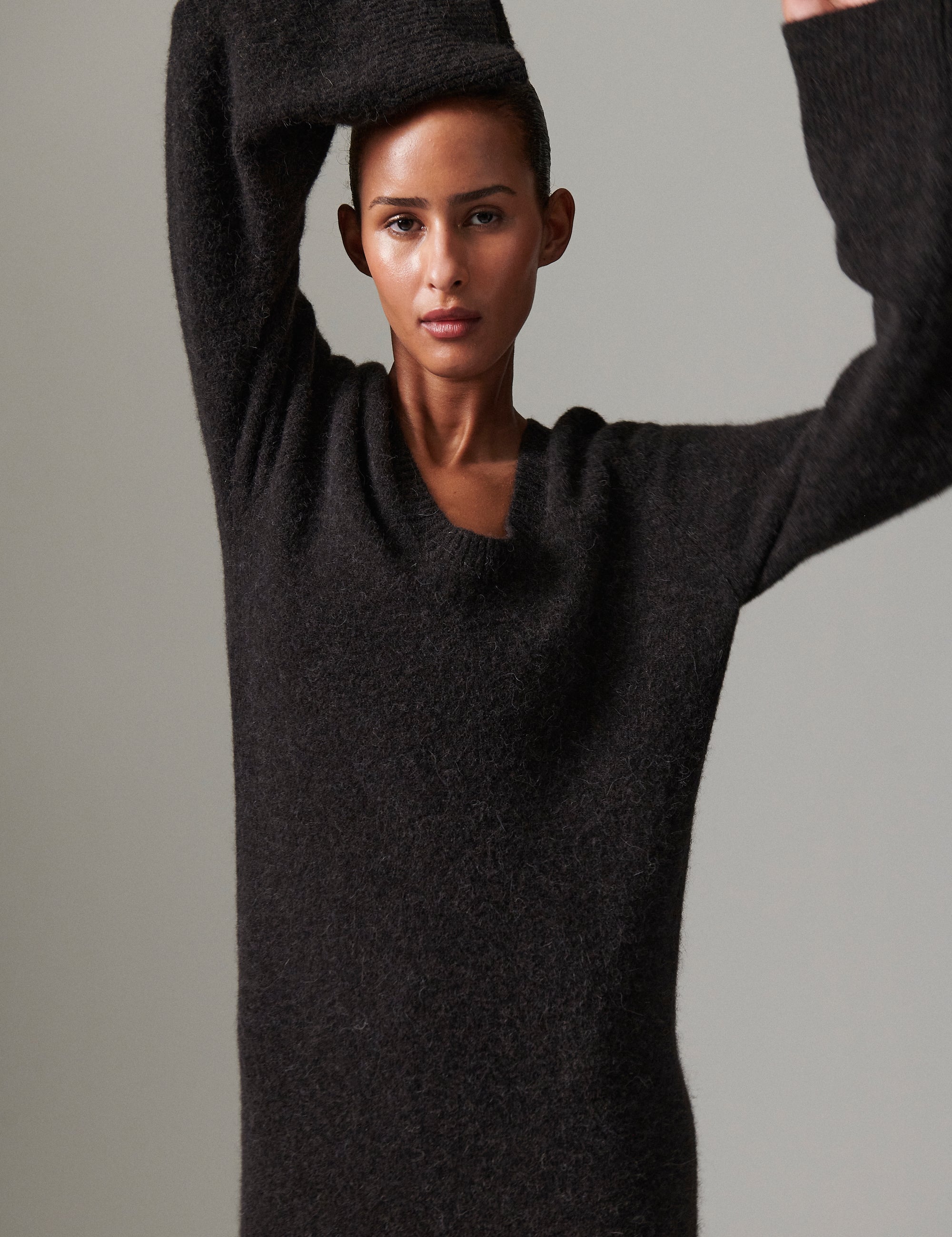 DAY Birger ét Mikkelsen Mills - Cozy Days Dress 191103 ESPRESSO