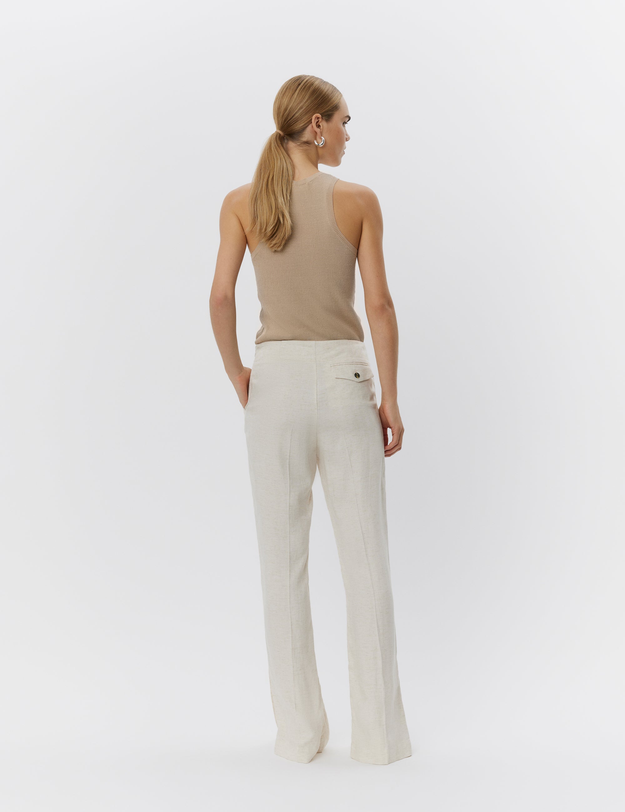 DAY Birger ét Mikkelsen Milo - Summer Tweed Pants 120110 PISTACHIO SHELL.