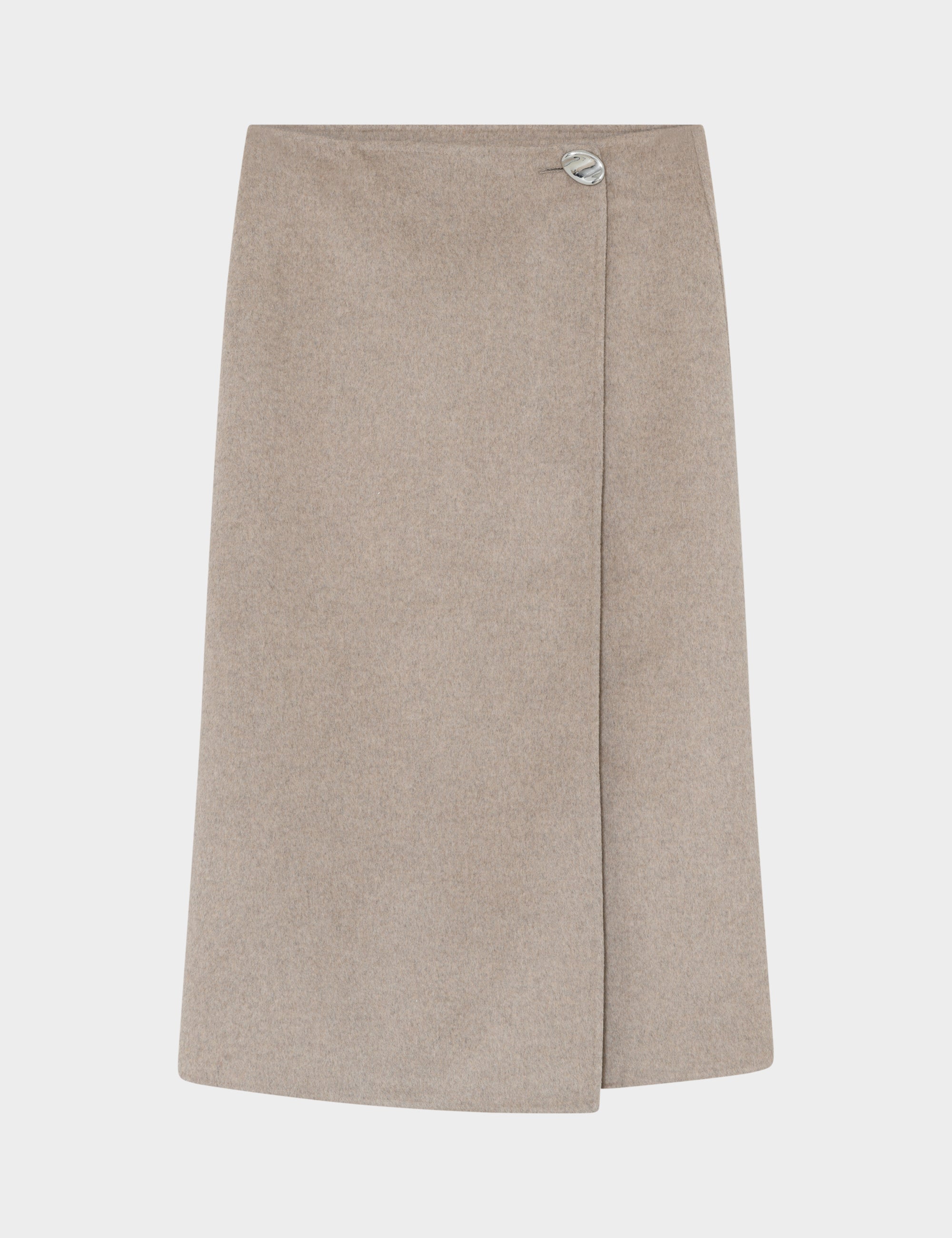 DAY Birger ét Mikkelsen Pepper - Double Faced Wool Skirt 500001 BEIGE MELANGE